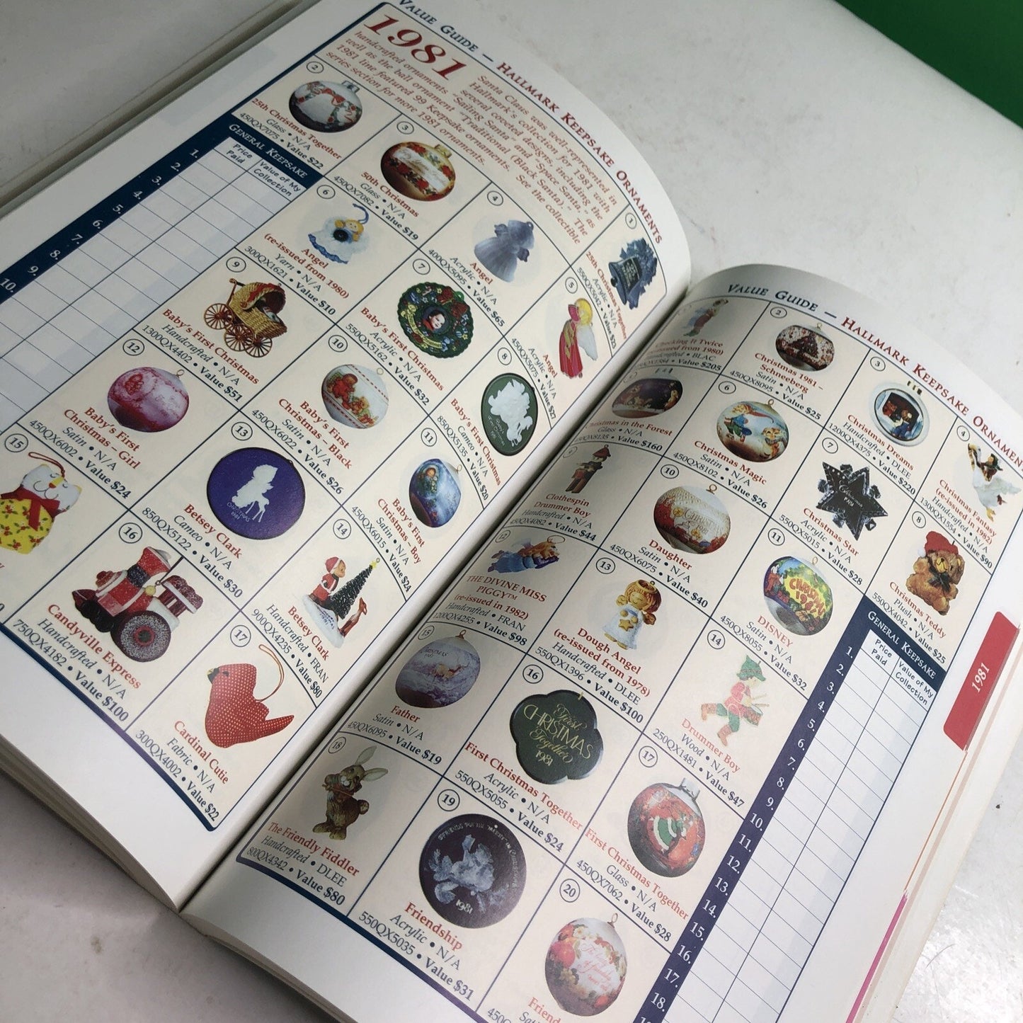 Hallmark Keepsake Ornaments Collector's Value Guide Handbook 1998 Market Price