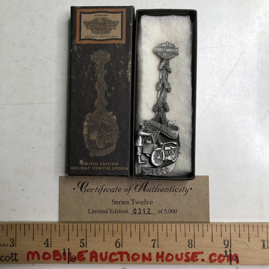 1999 HARLEY DAVIDSON Limited Edition PEWTER SPOON #0312 of 5000