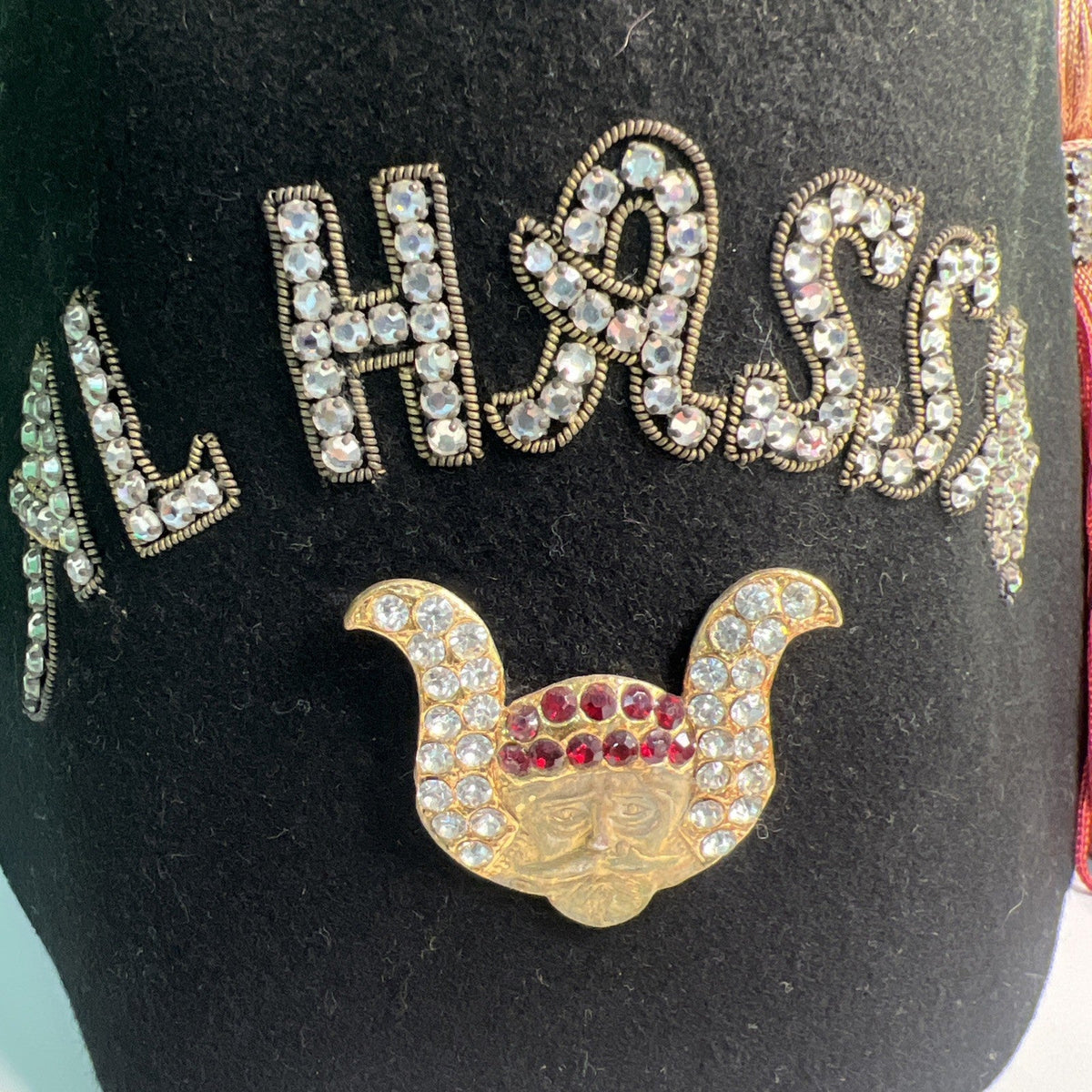 Vintage Shriners Fez Masonic Hat Al Hassan Pin Tassel Harry M. Osers Co. NY