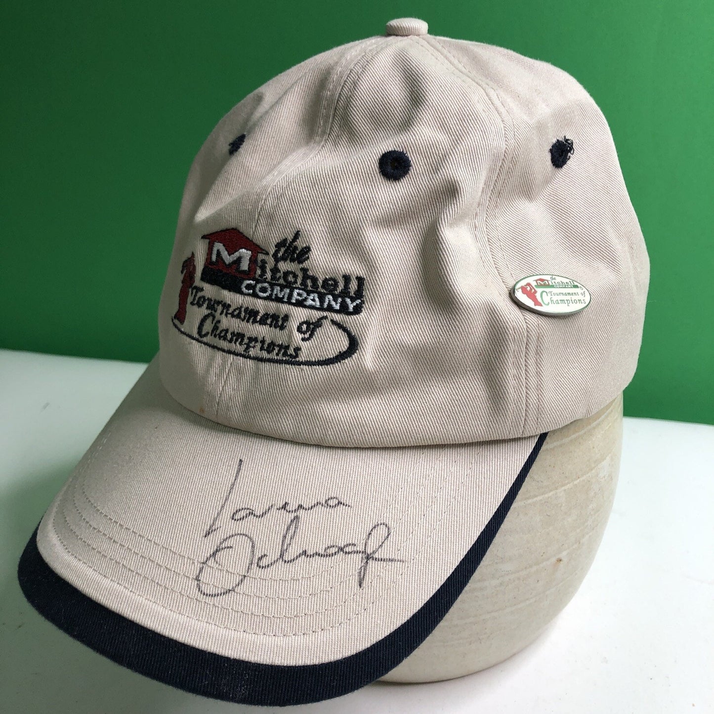 Autographed By Player Cap GOLF Mitchell Co Tournament Of Champions LORENA OCHOA