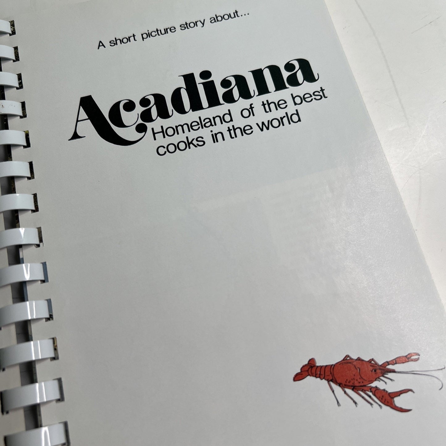 Acadiana Profile’s CAJUN COOKING South Louisiana Ashley Montagu 1980 Spiral