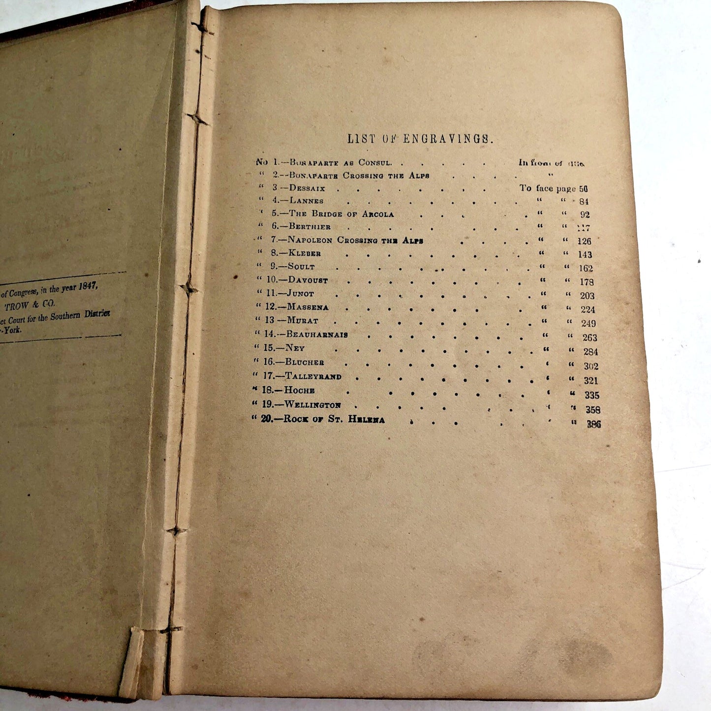 1857 NAPOLEON :His Army Generals Their Unexampled Military Career by an American