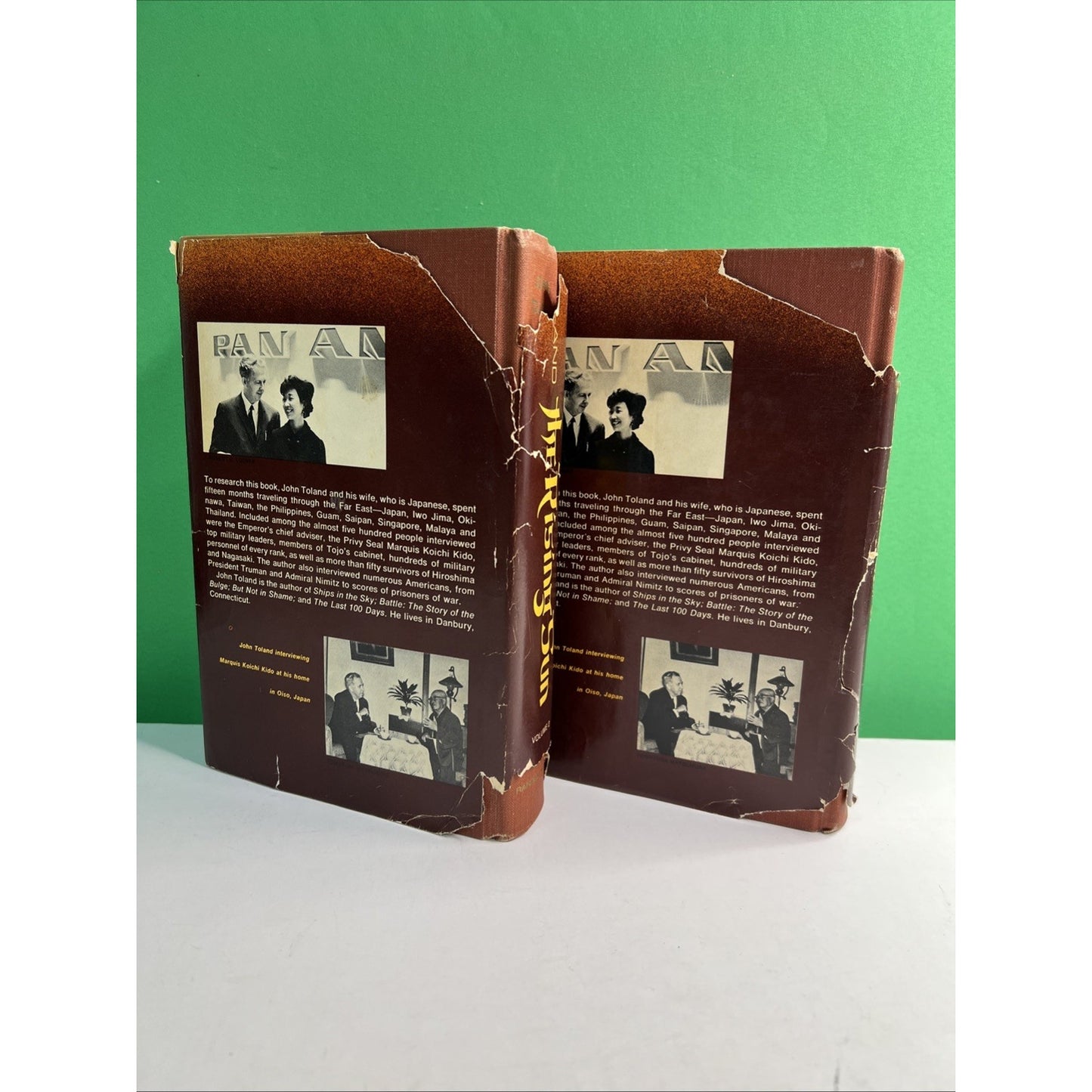 The Rising Sun John Toland Volumes 1-2 Book Club Edition Random House 1970 HC DJ
