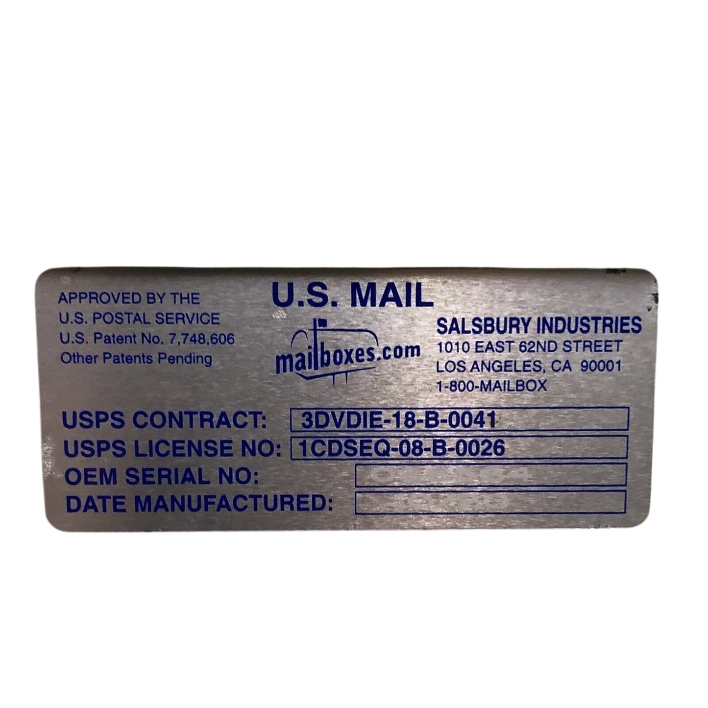 Copied - Salsbury Industries Mailbox 8 Slots Private Access Outgoing With Stand