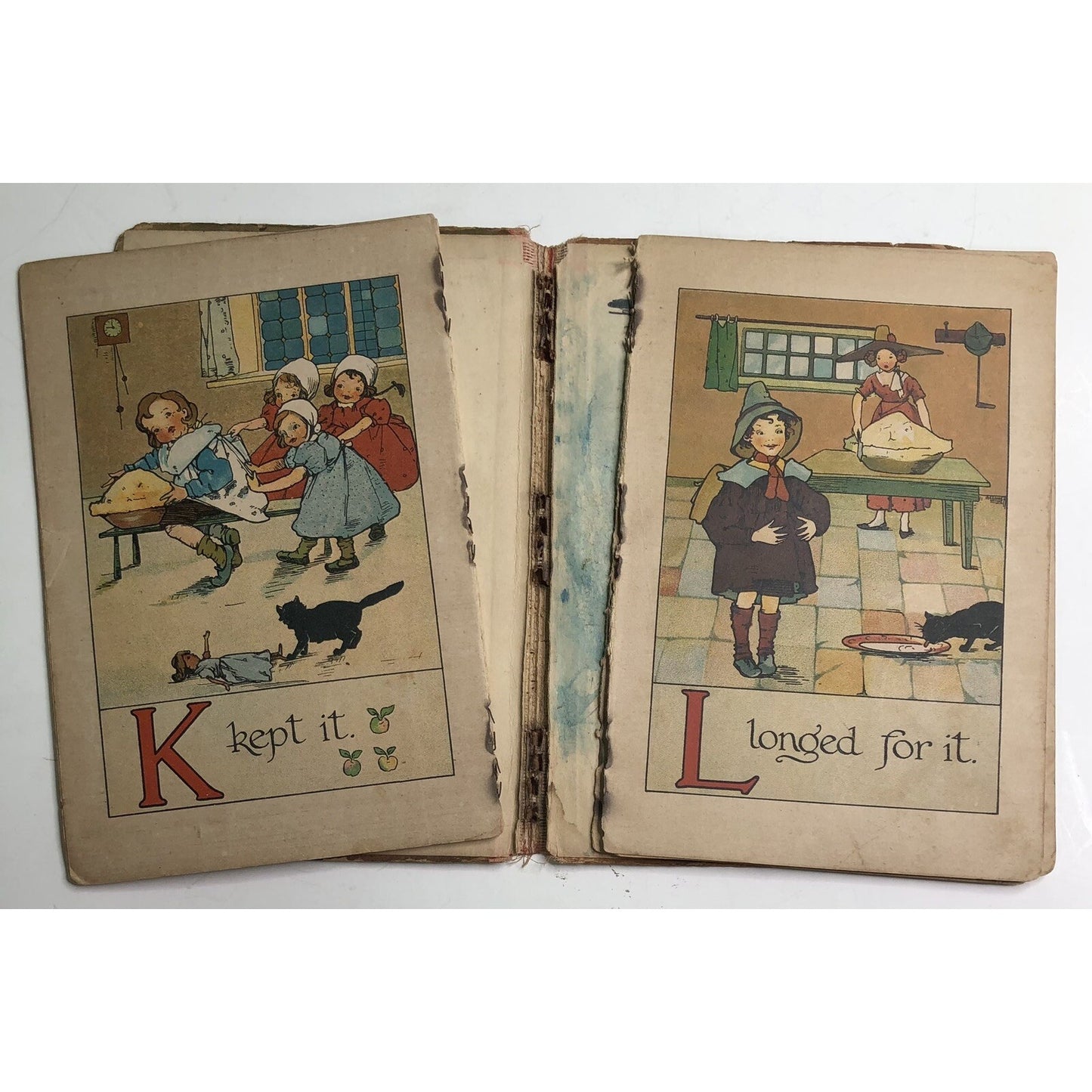 Antique WEE FOLKS’ ALPHABET by Bessie Hitch RARE As Is HTF