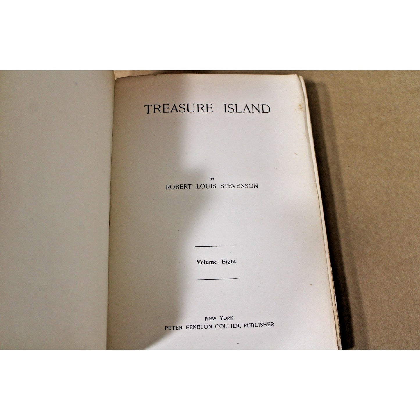 Antique "Treasure Island" Robert Lewis Stevenson, Illustrated, Collier Pre-1910