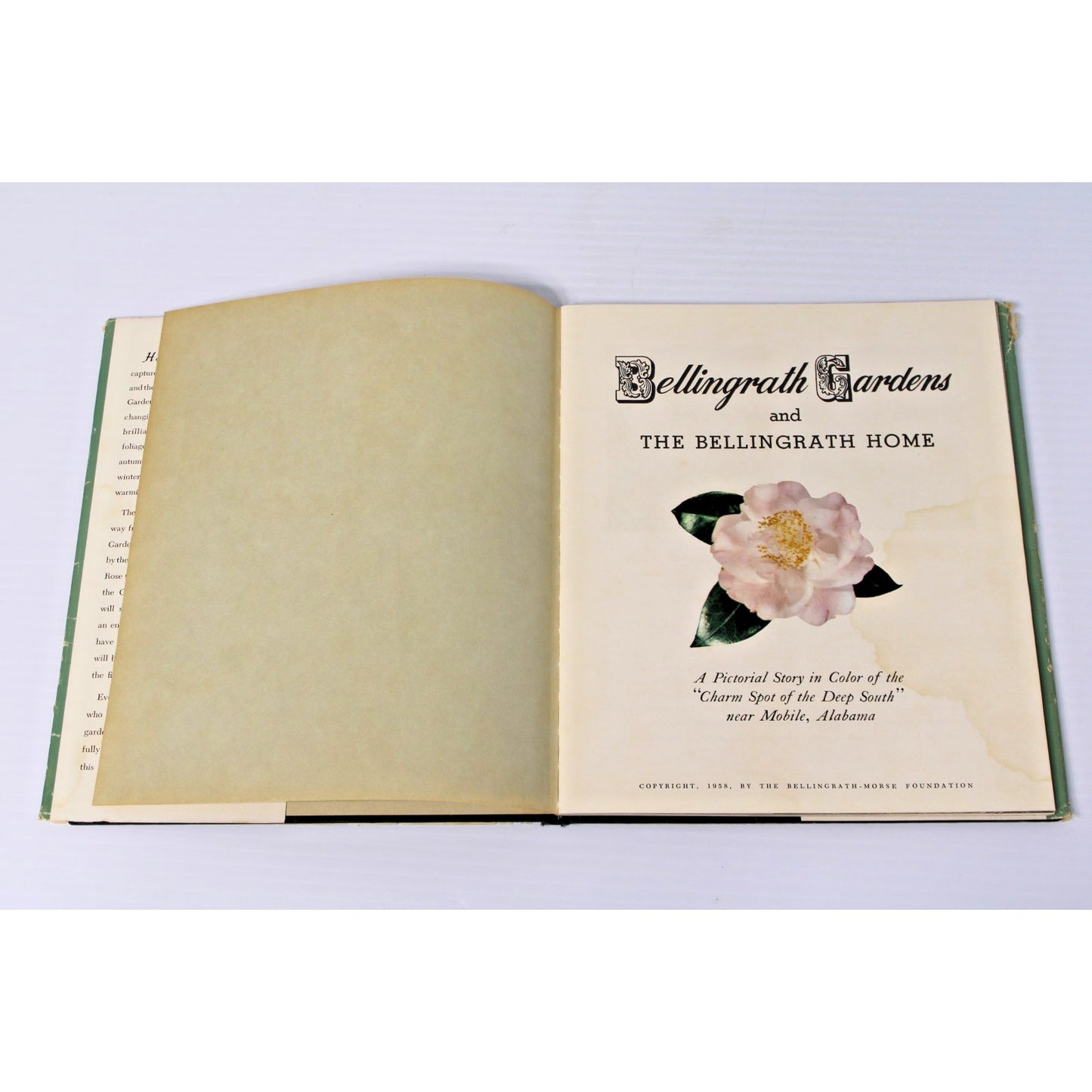 Vintage 1958 Souvenir Book: Bellingrath Gardens and Home, Mobile, Alabama
