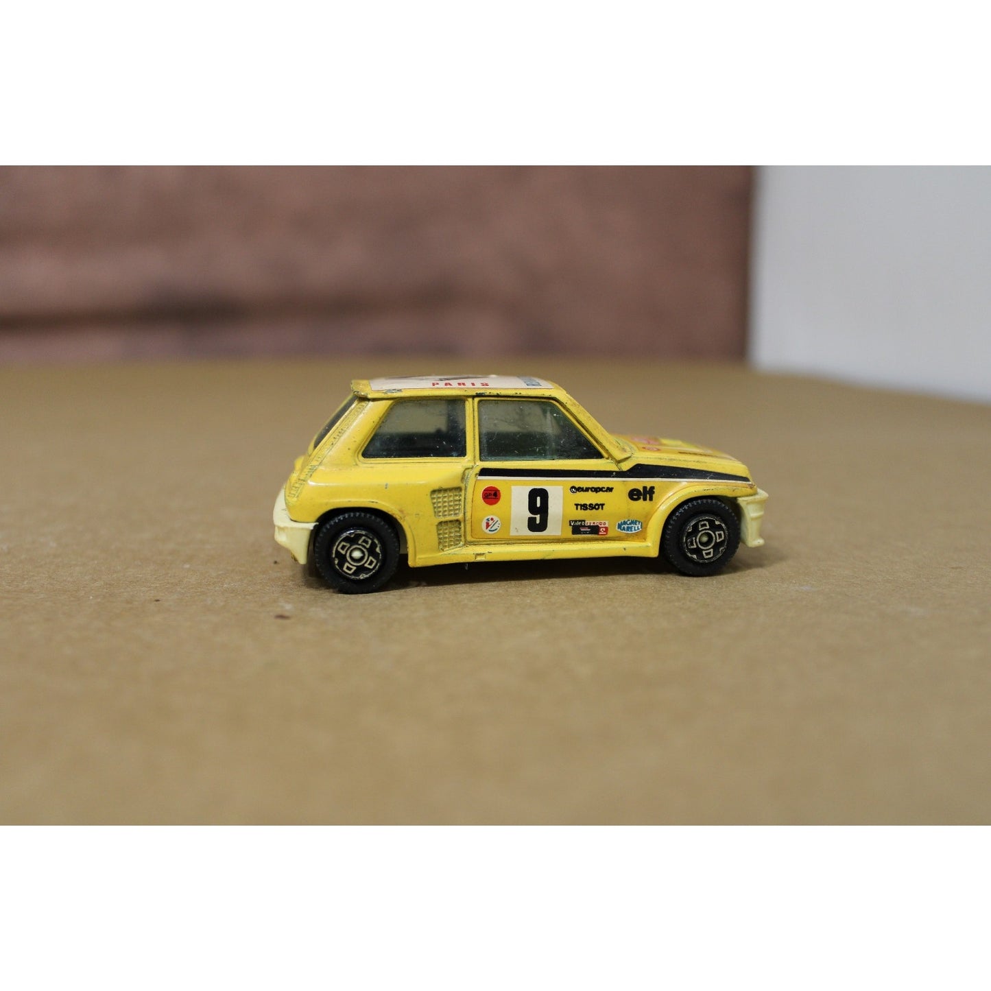 Vintage 1/43 Car, Bburago Burago–Renault 5 R5 Turbo Montecarlo #9 (Italy)