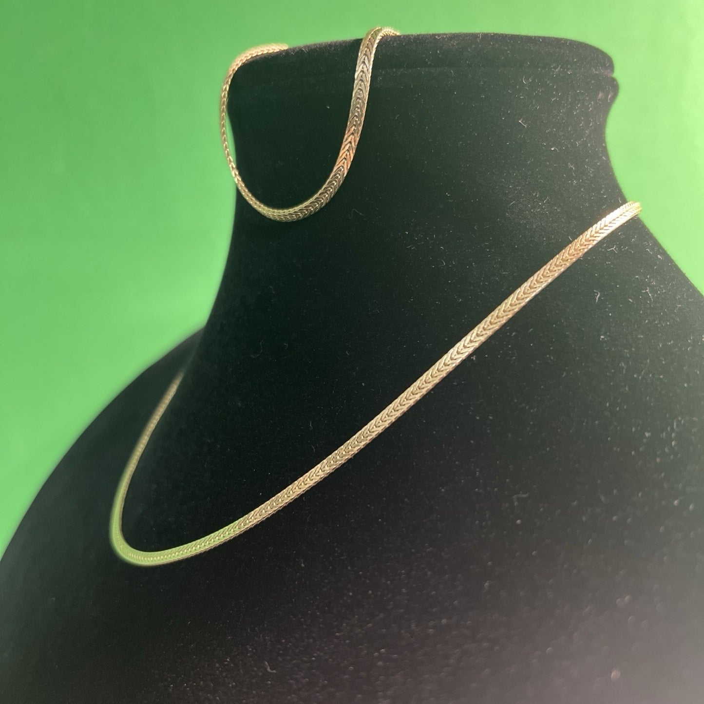 Vintage 14K Gold 18” Necklace AND 7.5” Bracelet Set 15.8+ Grams