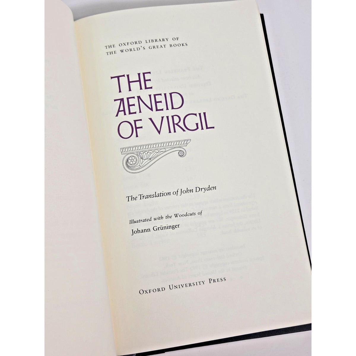 Virgil The Aeneid Franklin Library Oxford Library Great Books 1982 Leather Bound