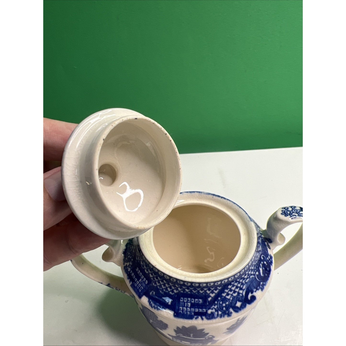 5 piece Vintage Japan Blue Willow Demitasse Petite Coffee Tea Hot Chocolate Set