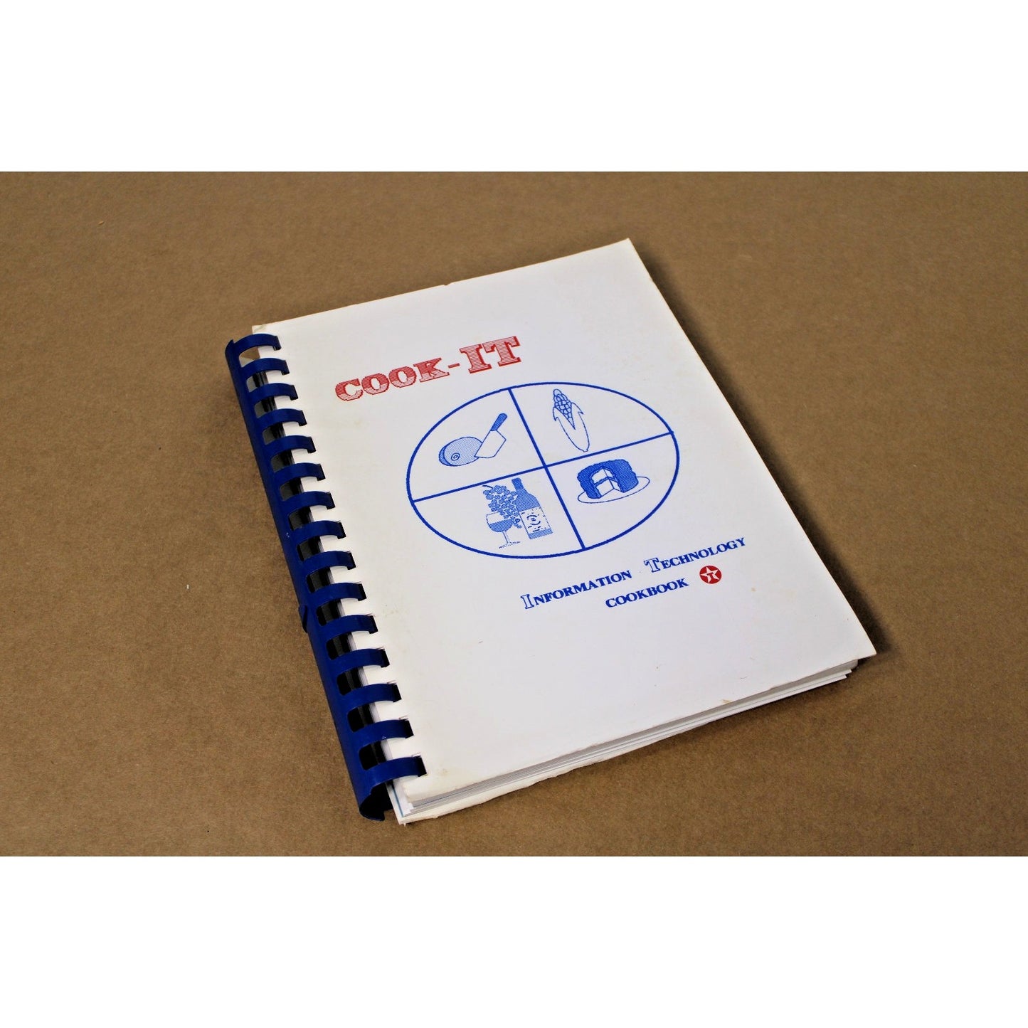 Vintage 1989 Cook-IT Texaco Information Technology Cookbook- RARE!!!