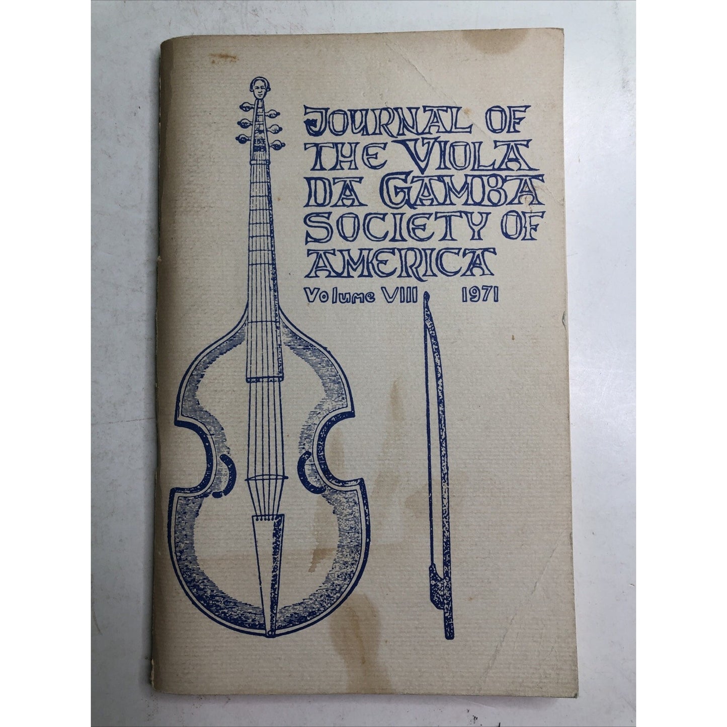 Journal of the Viola Da Gamba Society of America Volume 8 1971