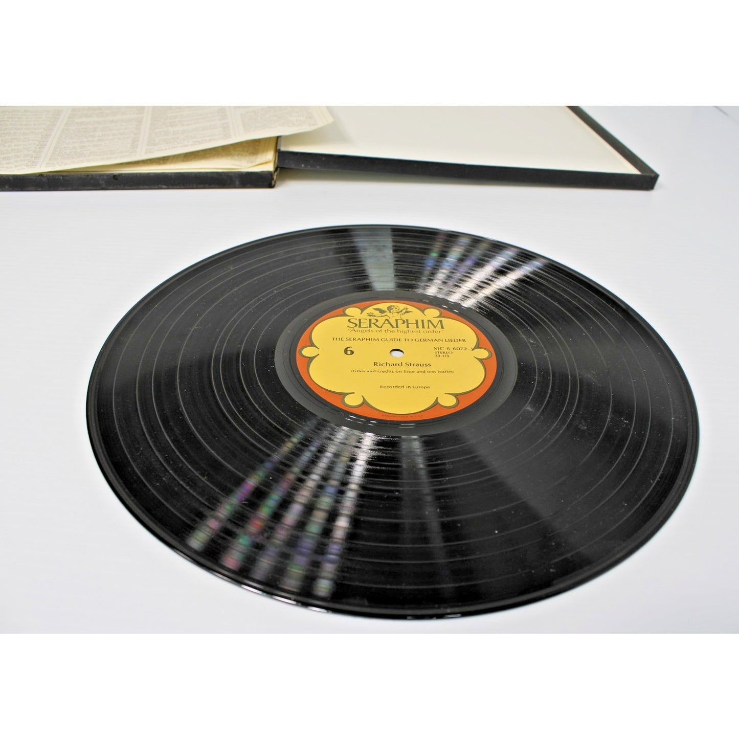 The Seraphim Guide To German Lieder 3 LP Vinyl Box Set SIC-6072, 1971- EX!