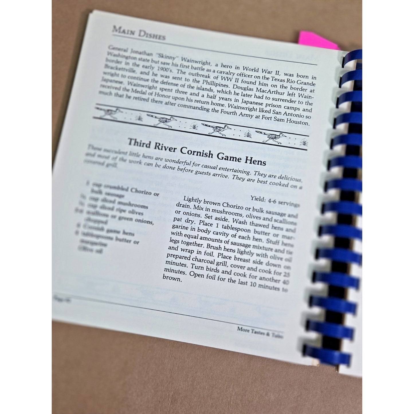Vintage TX 1987 More Tastes & Tales from Texas With Love Cookbook by Peg Hein