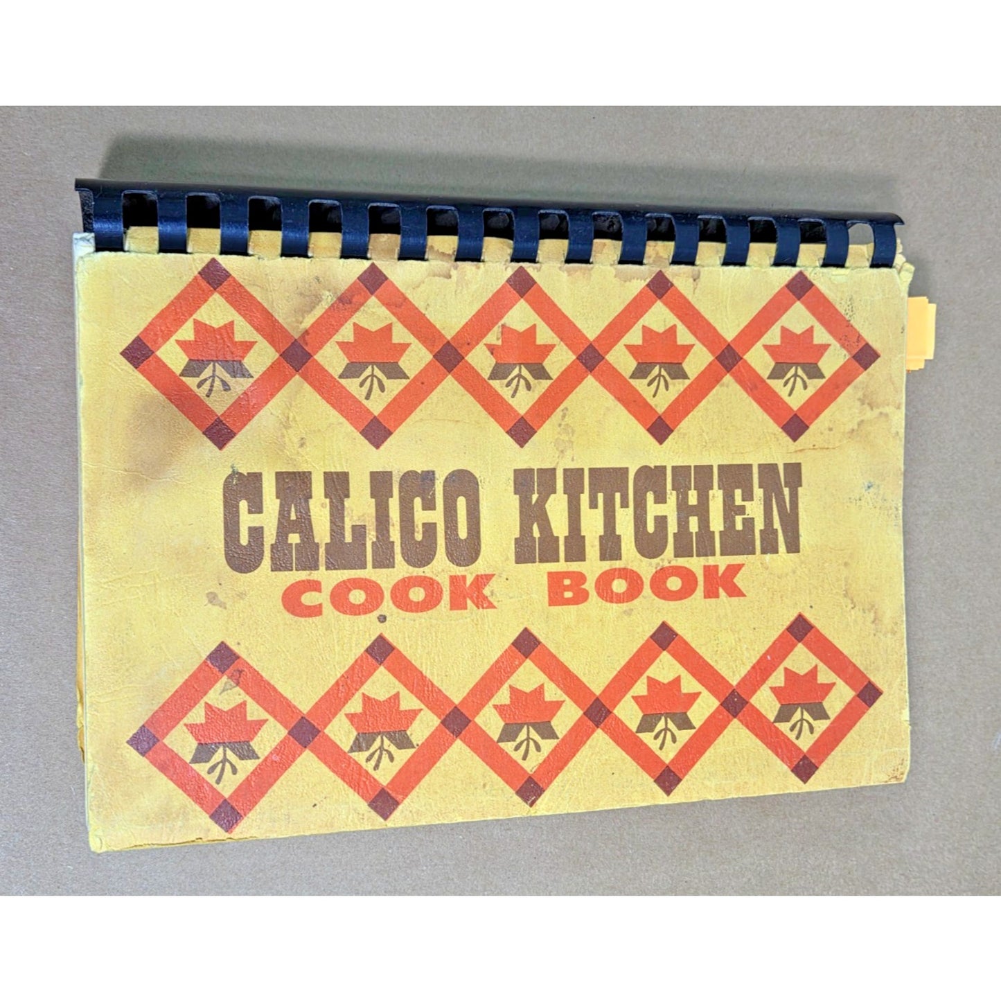 Vintage 1974 Calico Kitchen Cookbook - Fort Worth Child Study Center Auxiliary