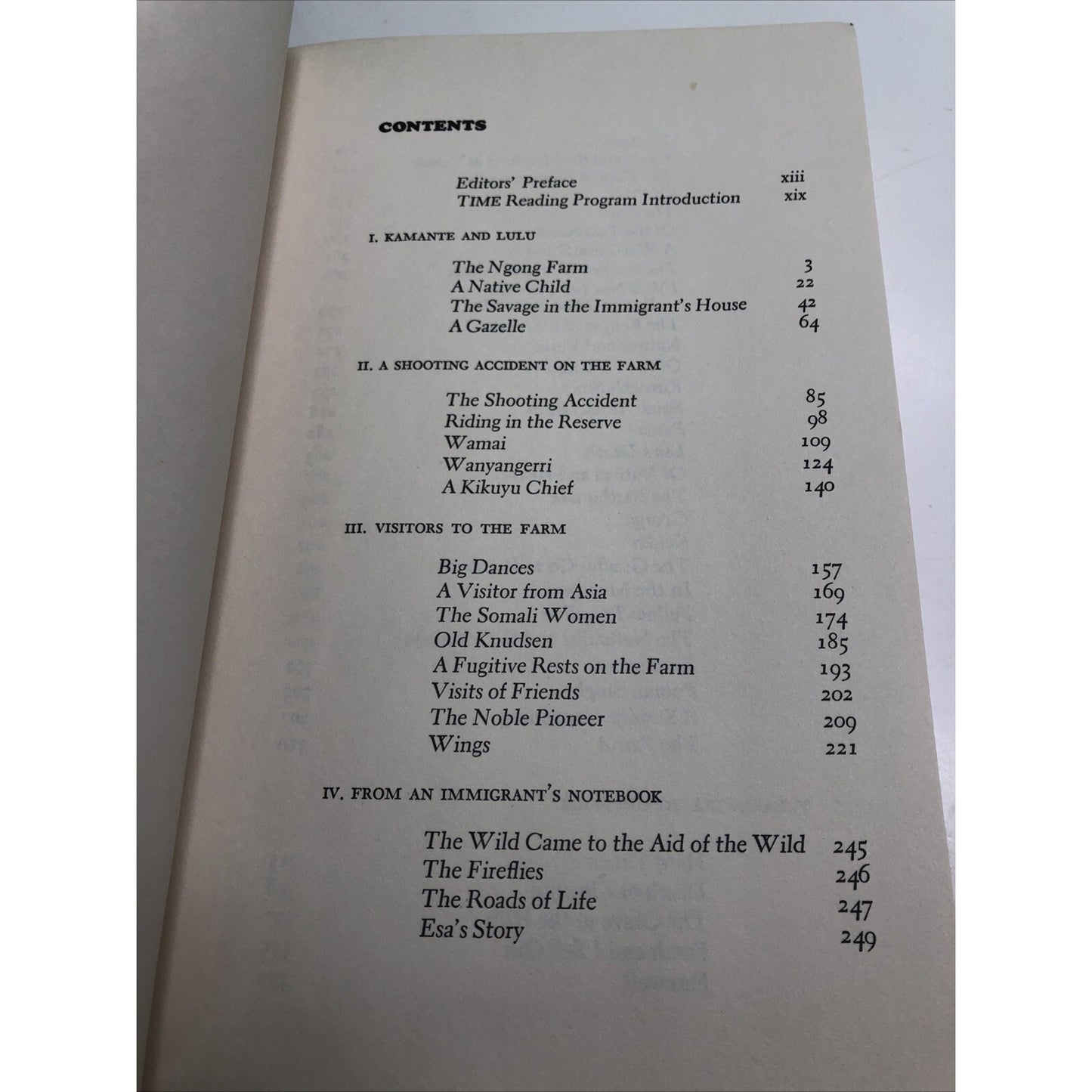 OUT OF AFRICA by ISAK DINESEN (1980) TIME READING PROGRAM SPECIAL EDITION
