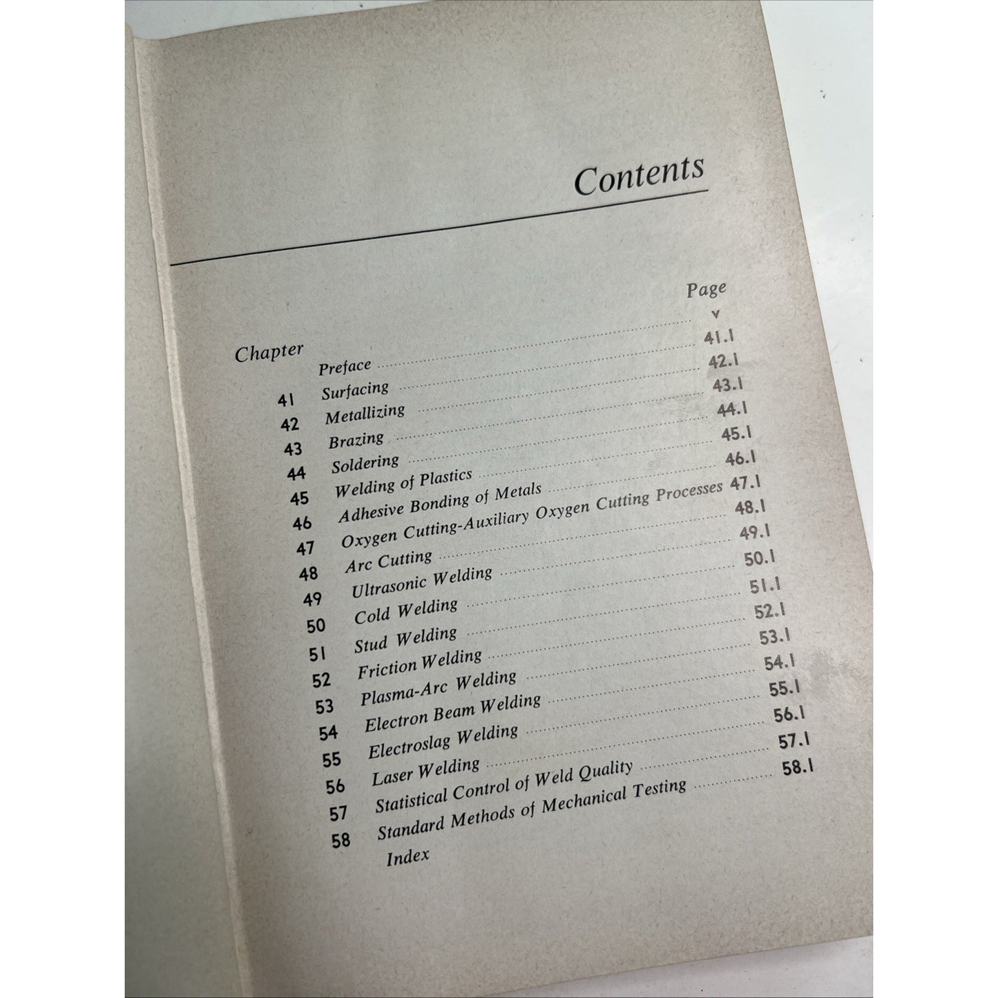 Welding Handbook Welding Cutting and Related Processes Fifth Ed. Section 3 1965