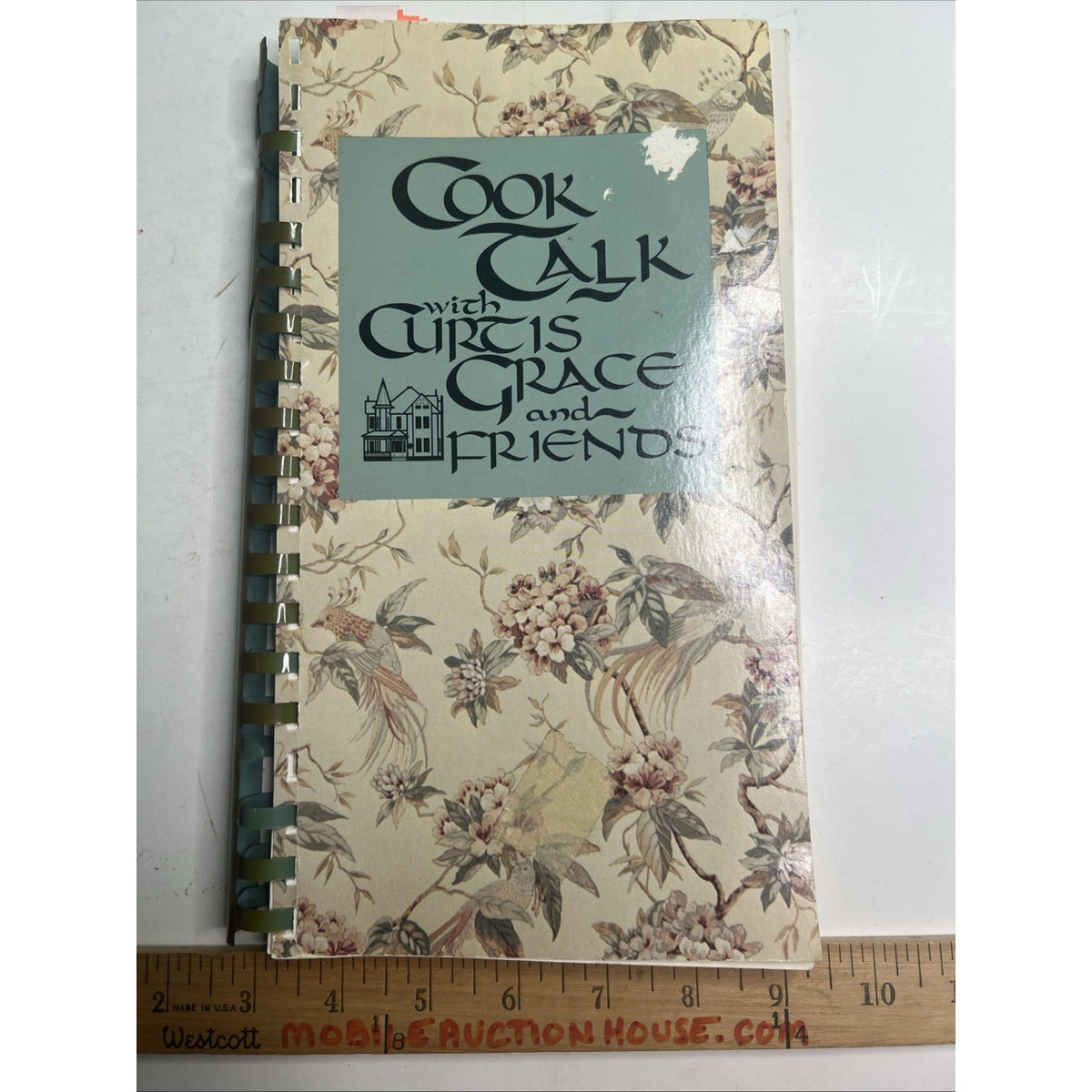 Cook Talk w/ Curtis Grace & Friends Cookbook Paducah KY Signed Spine Damage