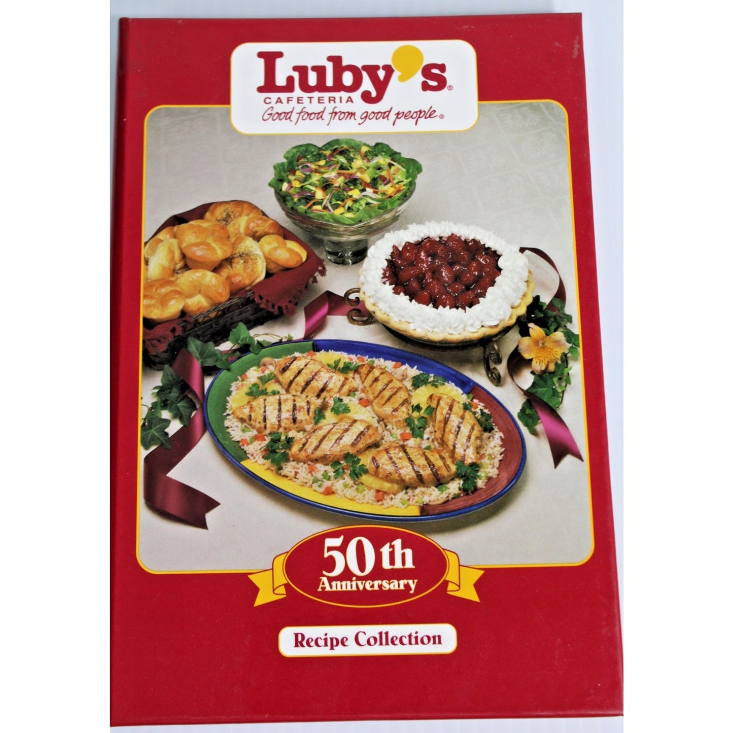 Vintage 1996 Luby's Cafeteria 50th Anniversary Recipe Collection Cookbook- RARE!