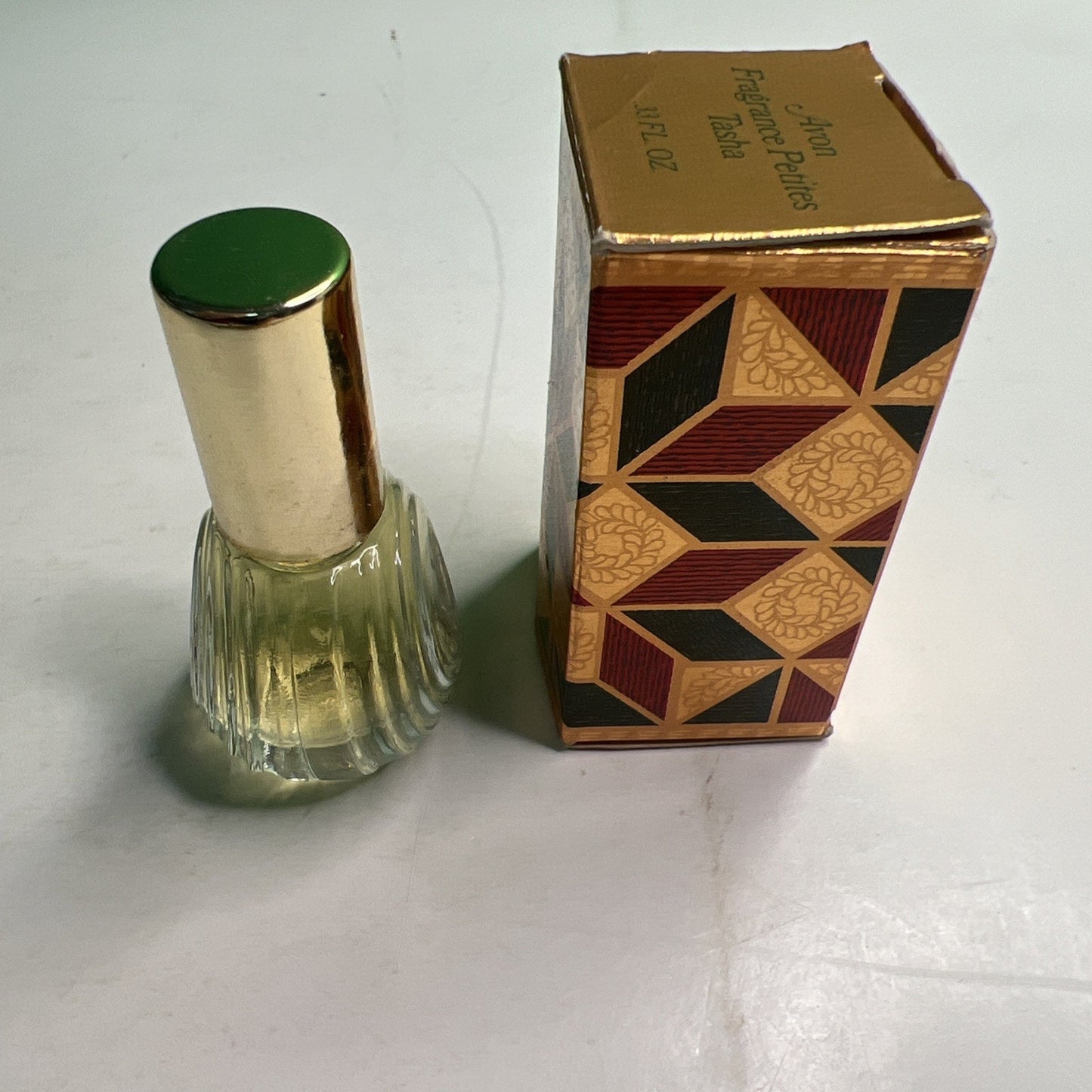 Avon Fragrance Petites Tasha .33 FL OZ Fluid Mini Perfume Bottle with Box