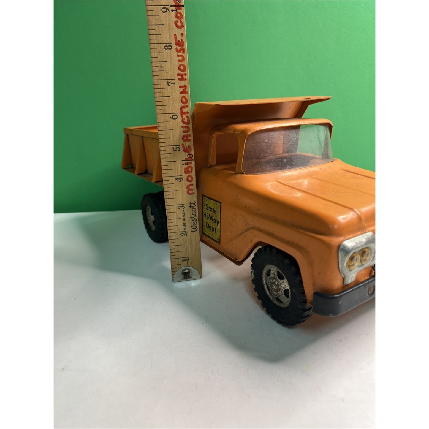 Vintage Pressed Steel 1960 Tonka Toys State Hi-Way Dump Truck Dually Original