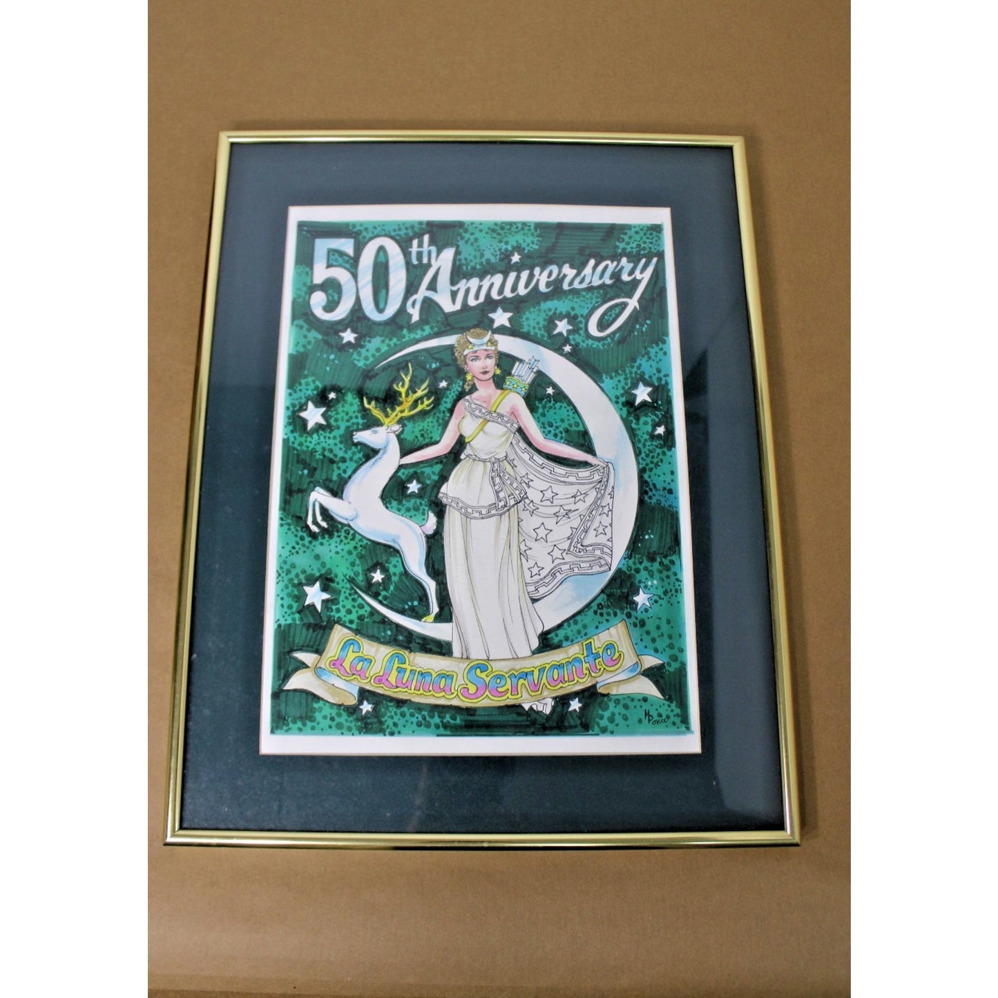 Mobile, AL Mardi Gras Krewe La Luna Servante 50th Anniversary Print Manuel Ponce