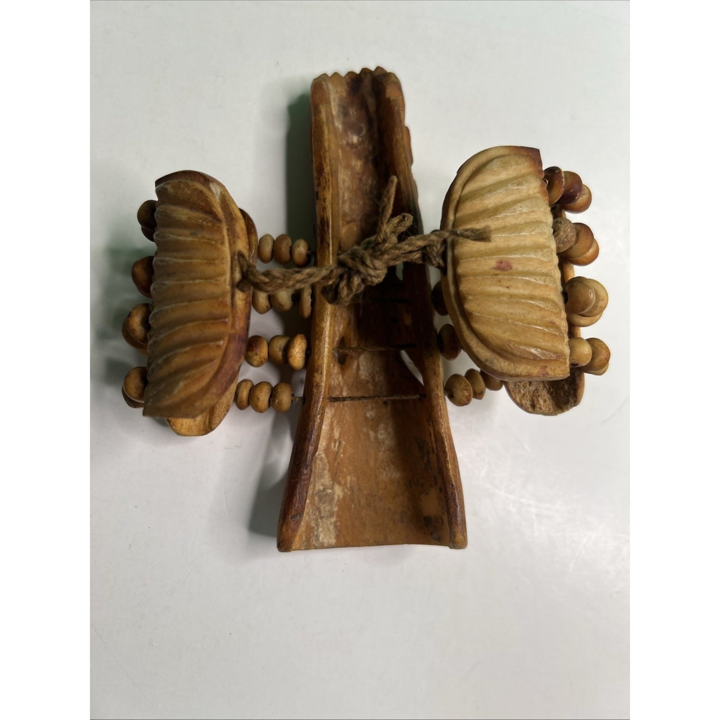 Vintage Handcarved Artisan Crafted Bracelet Natural Material