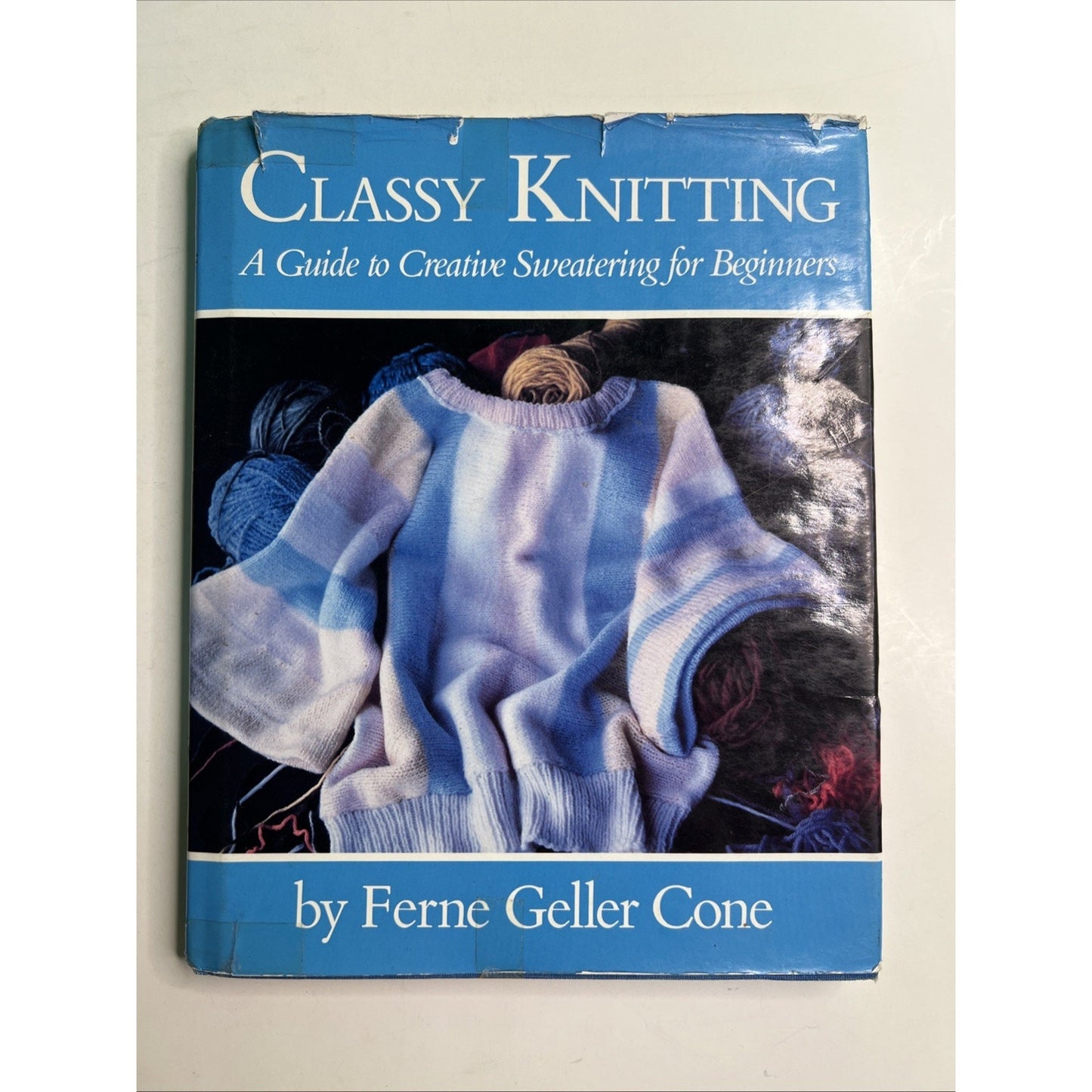 Classy Knitting Guide to Creative Sweatering 1984 HC DJ by Ferne Geller Cone