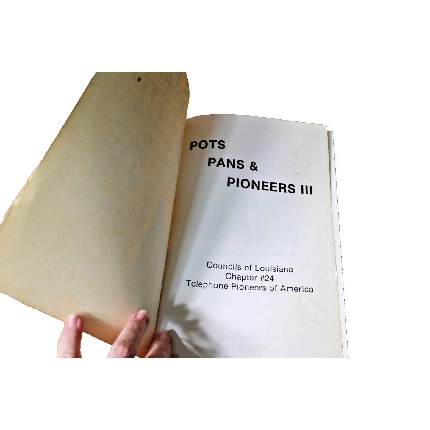 Pots, Pans and Pioneers III Cookbook, Louisiana recipes 1983