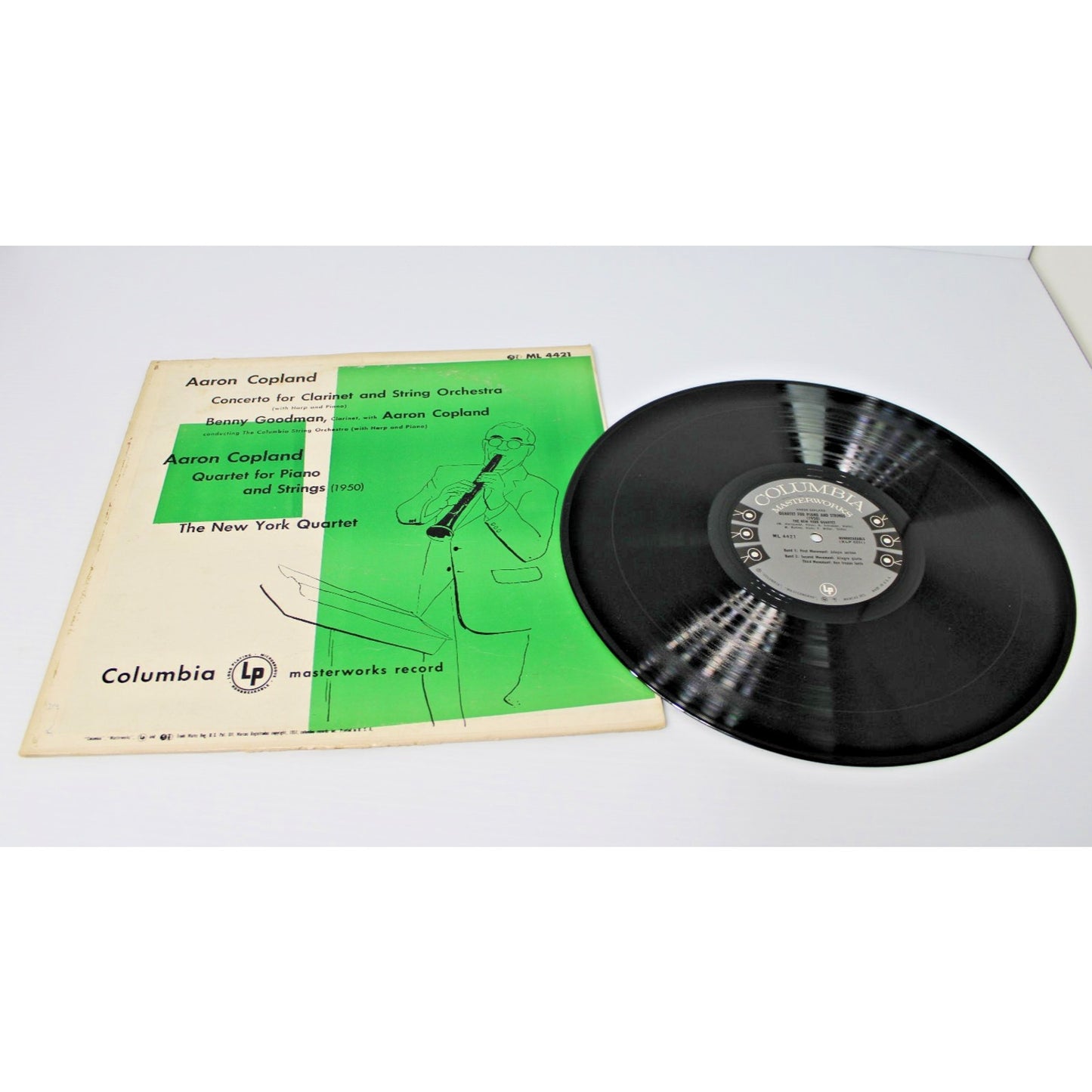 Aaron Copland, Benny Goodman- Concerto for Clarinet & Strings ML4421 Columbia LP
