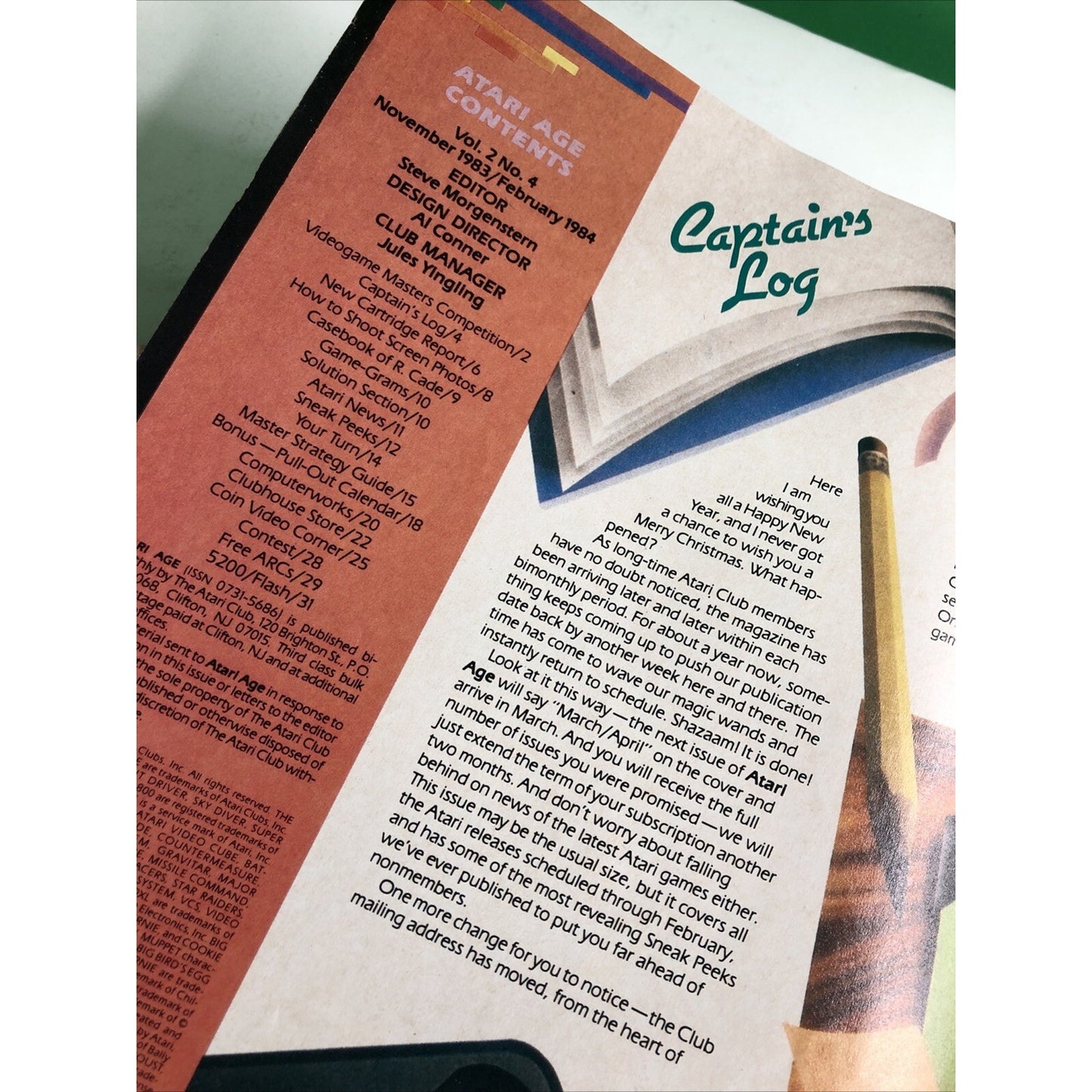 1984 Atari Age Magazine, Volume 2, Number 4, Video Game Masters Competition