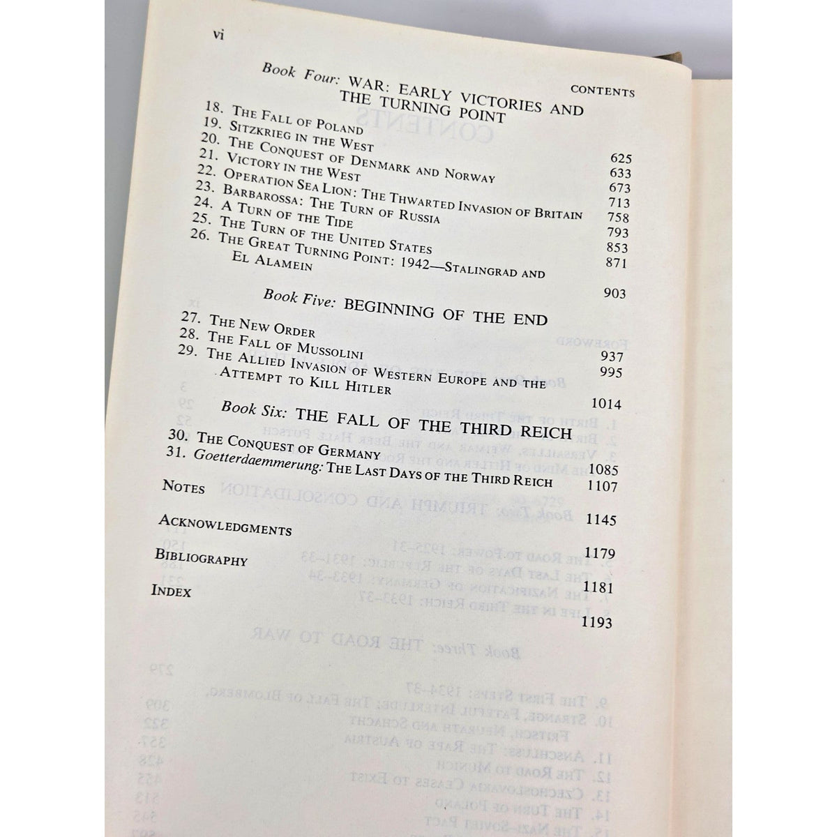 1960 The Rise and Fall of the Third Reich William L Shirer Vintage Hardcover