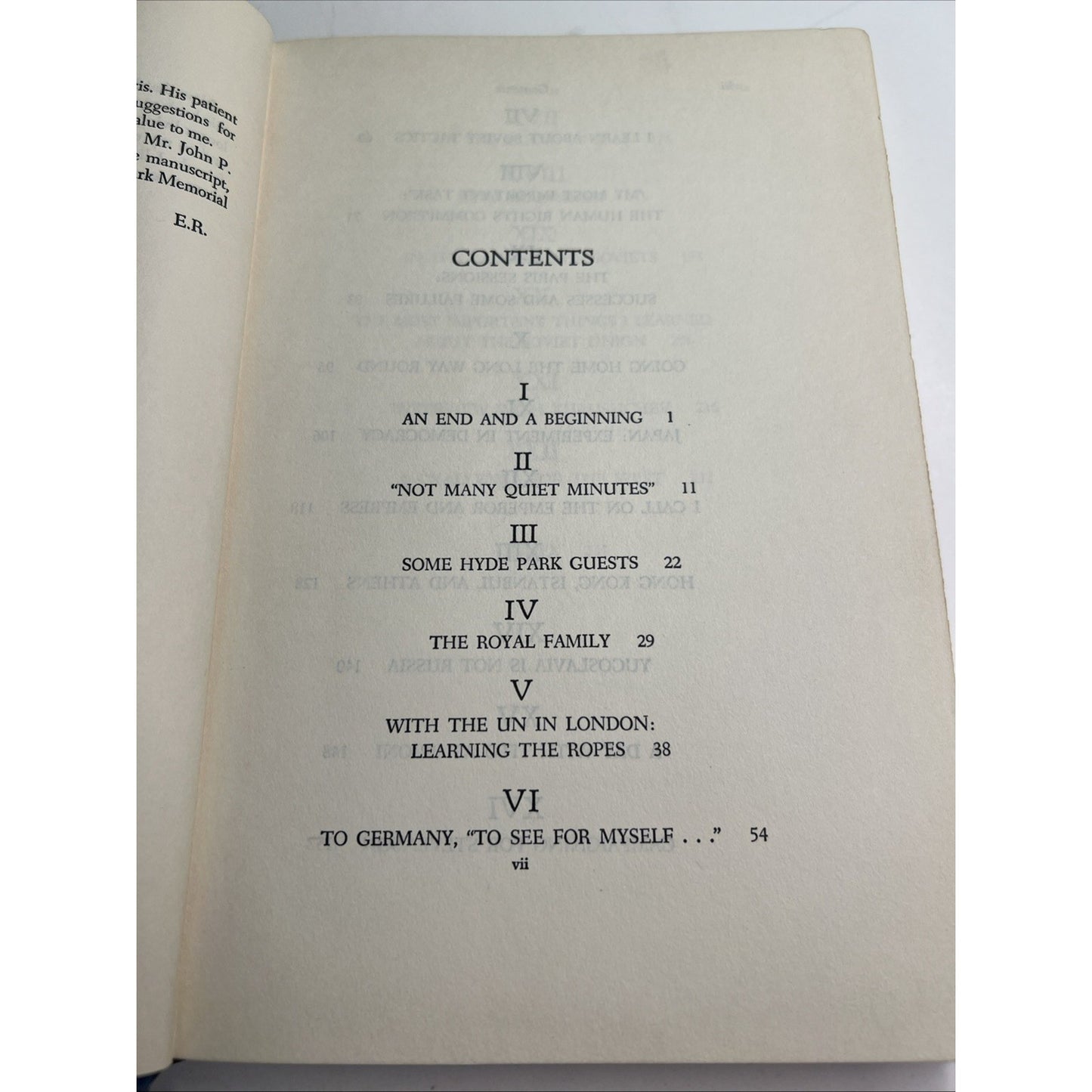 1st Edition Eleanor Roosevelt On My Own The Years Since 1958 HC DJ Illustrated