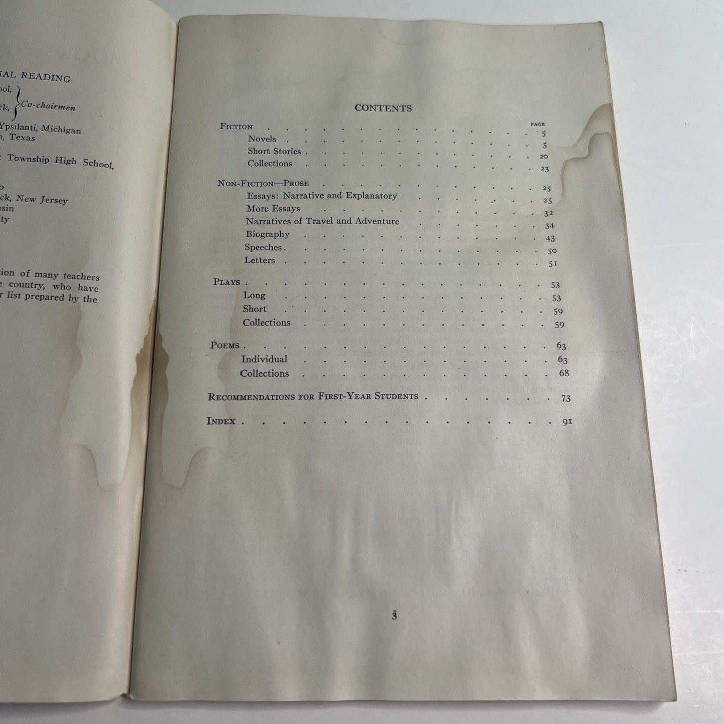 1930/1936 Home Reading Booklet National Council Teachers England Books Illustrat