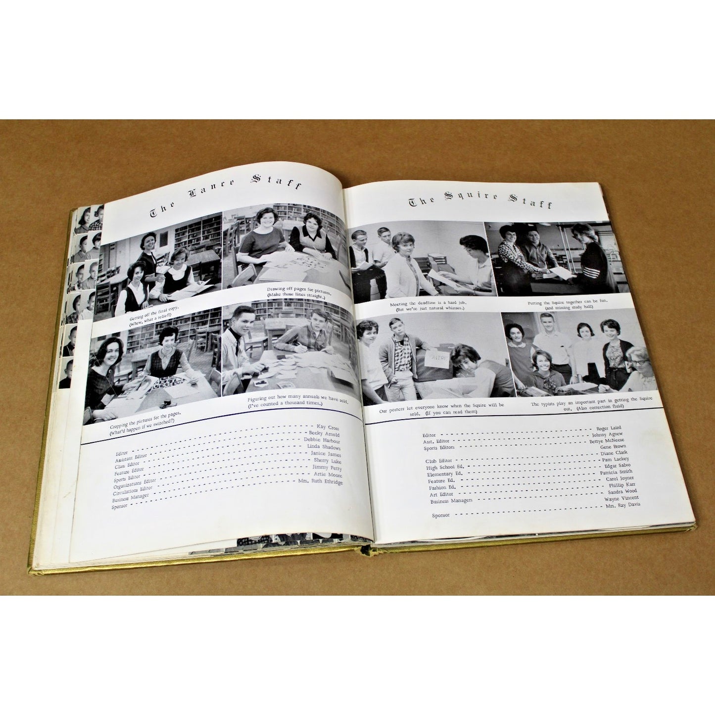 Vintage 1965 West Lauderdale High School Yearbook, The Lance, Collinsville, MS