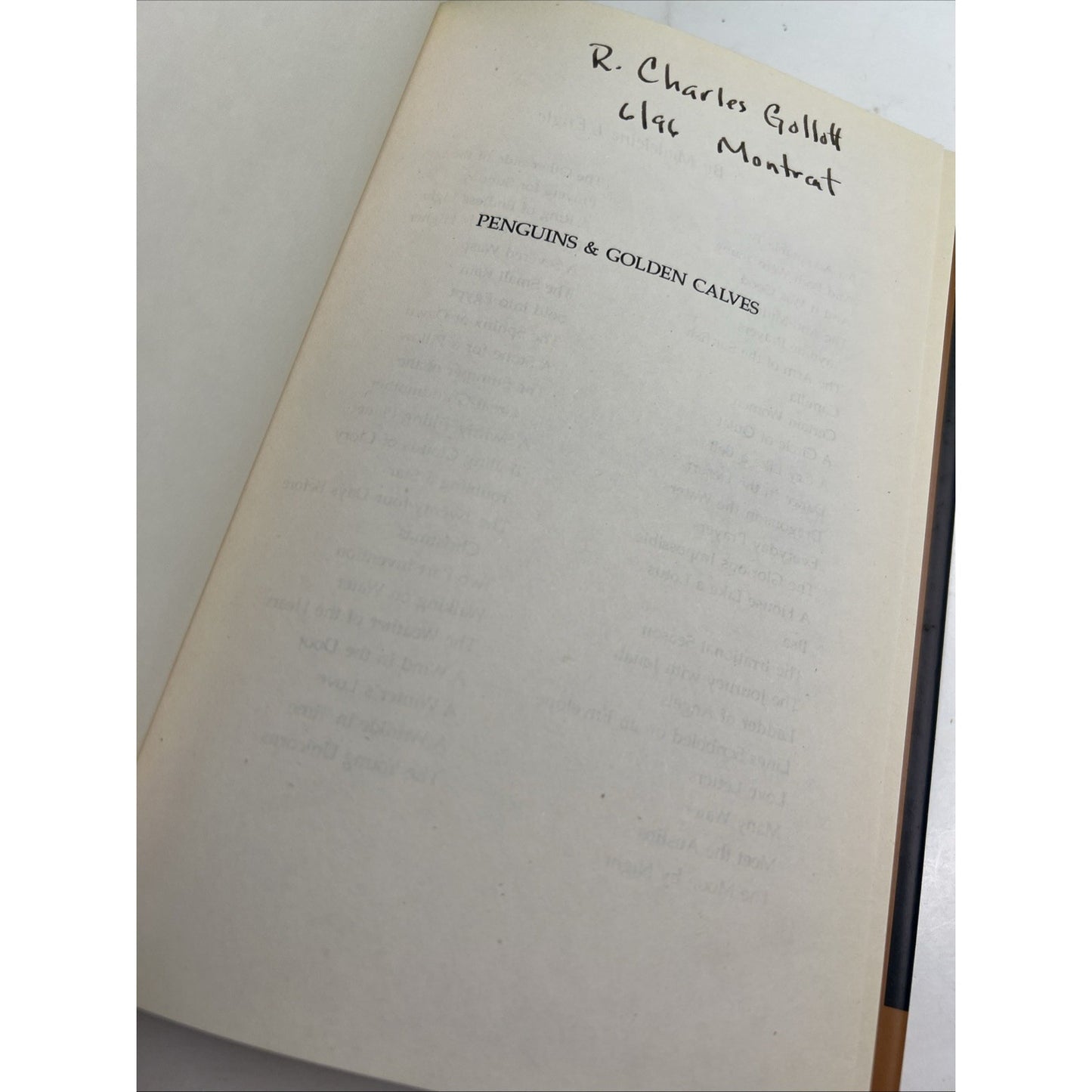 Madeleine L'engle / Penguins and Golden Calves Icons and Idols 1st Edition 1996