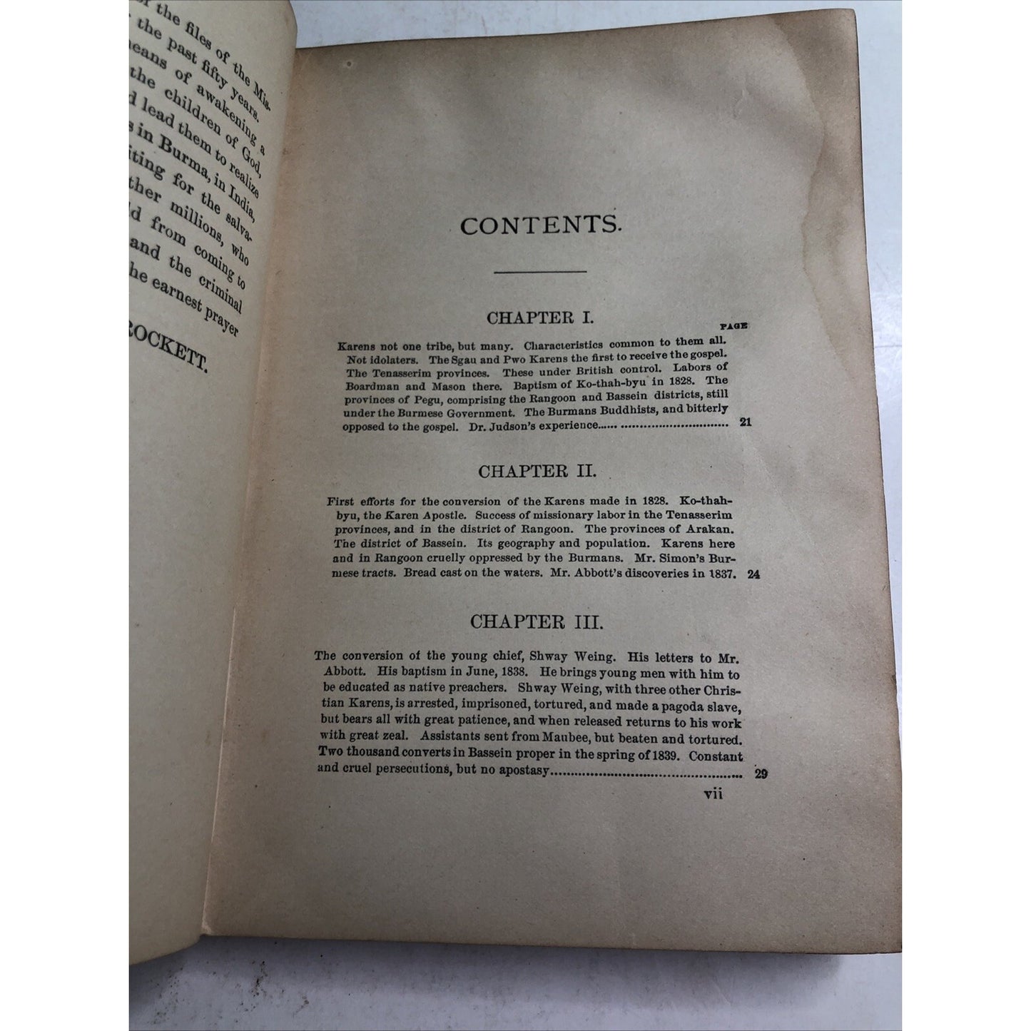 The Story Of The Karen Mission In Bassein 1838-1890 HC 1st Edition 1891 Issues