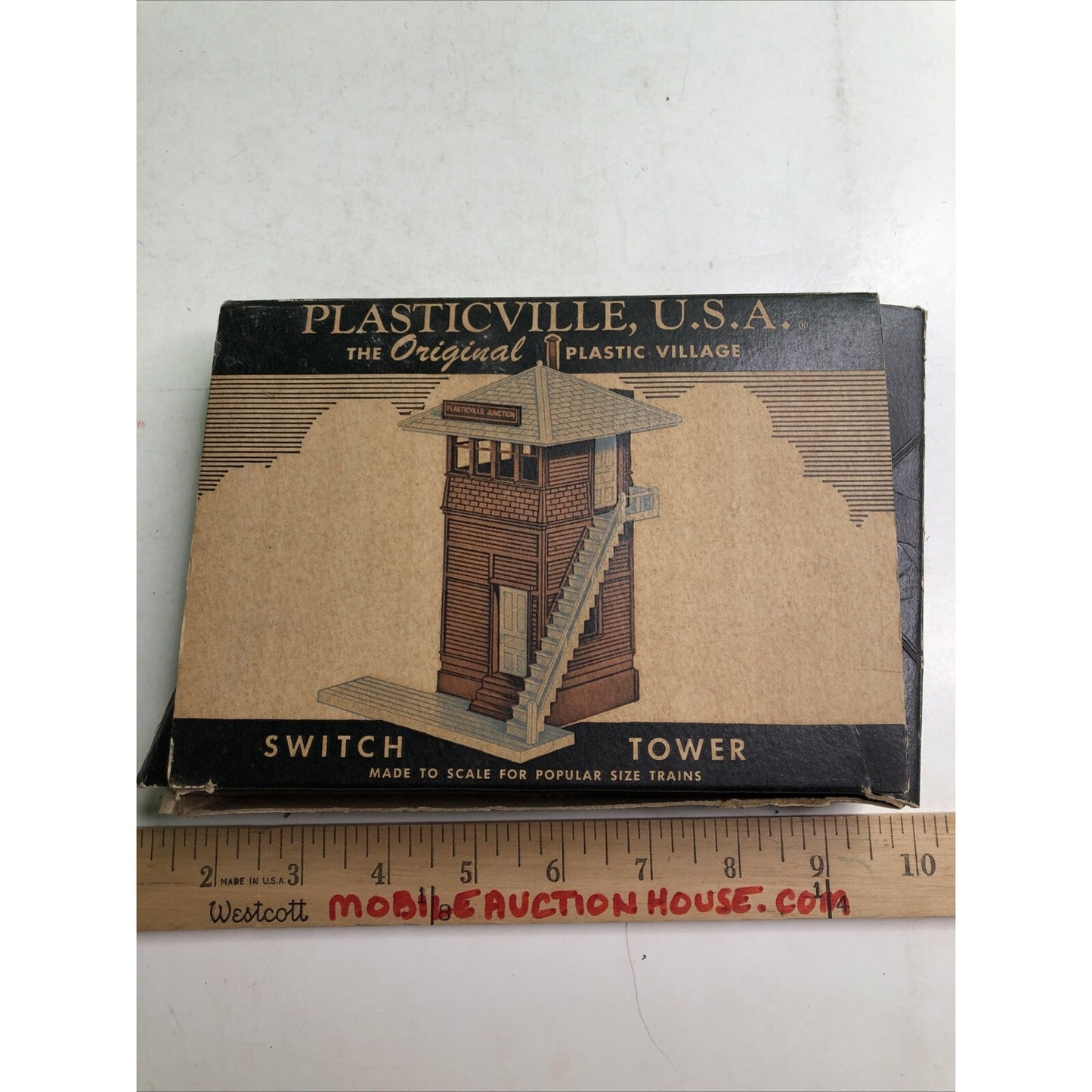 VINTAGE BACHMANN PLASTICVILLE SWITCH TOWER 1952 MODEL SW-2 Scaled For Trains