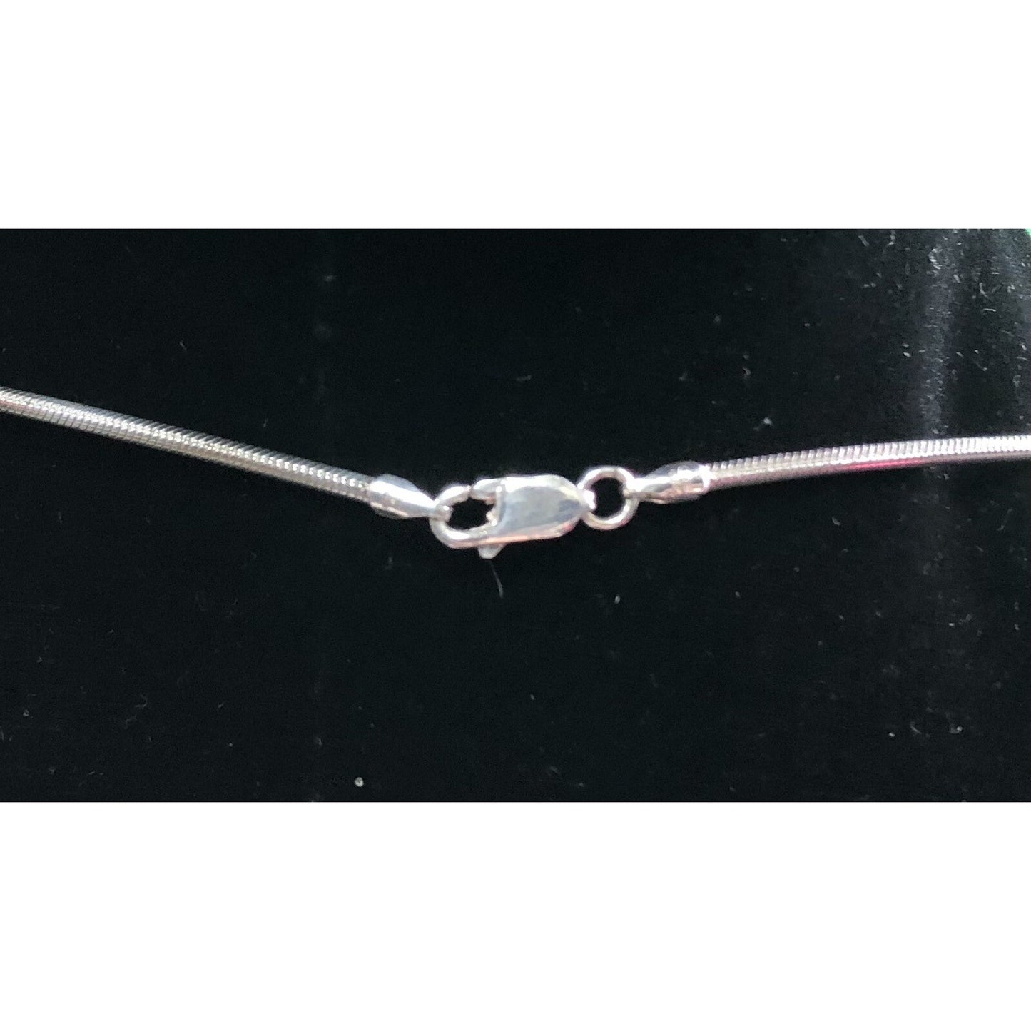 Vintage Sterling Silver Round Snake Chain Necklace 18” Princess Length Gift