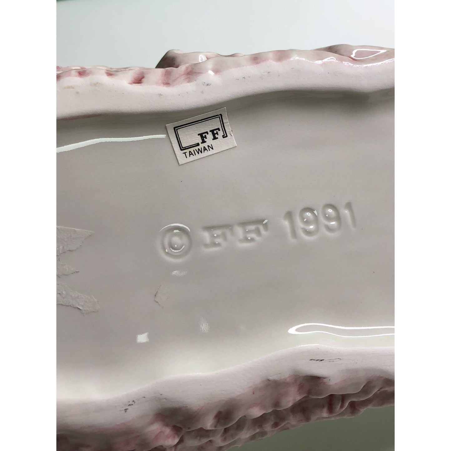 Vintage 1991 FITZ & FLOYD Alligator & Frog Candy Dish Cracker Tray Adorable