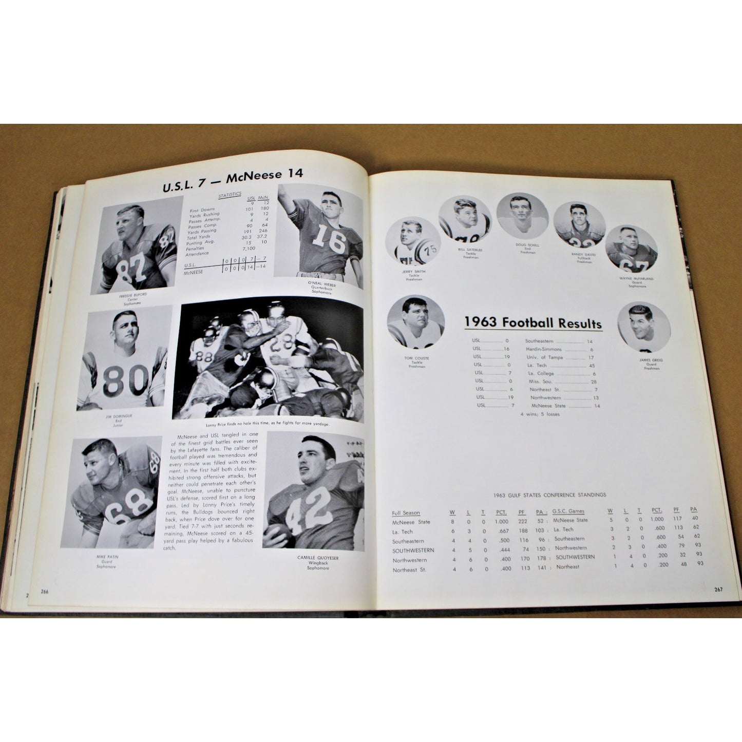 1964 University of Southwestern Louisiana "L'acadien" Vintage Yearbook