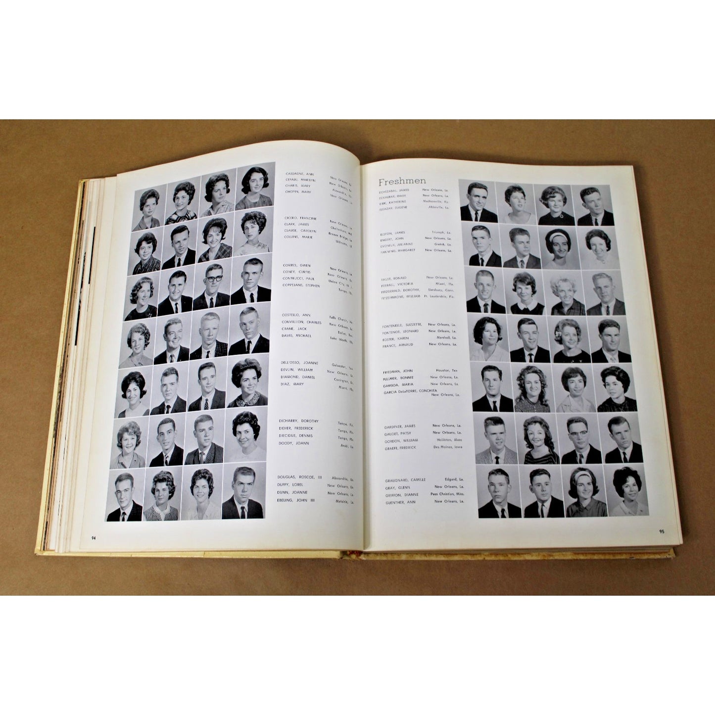 1963 Loyola University at New Orleans "The Wolf" Vintage Yearbook