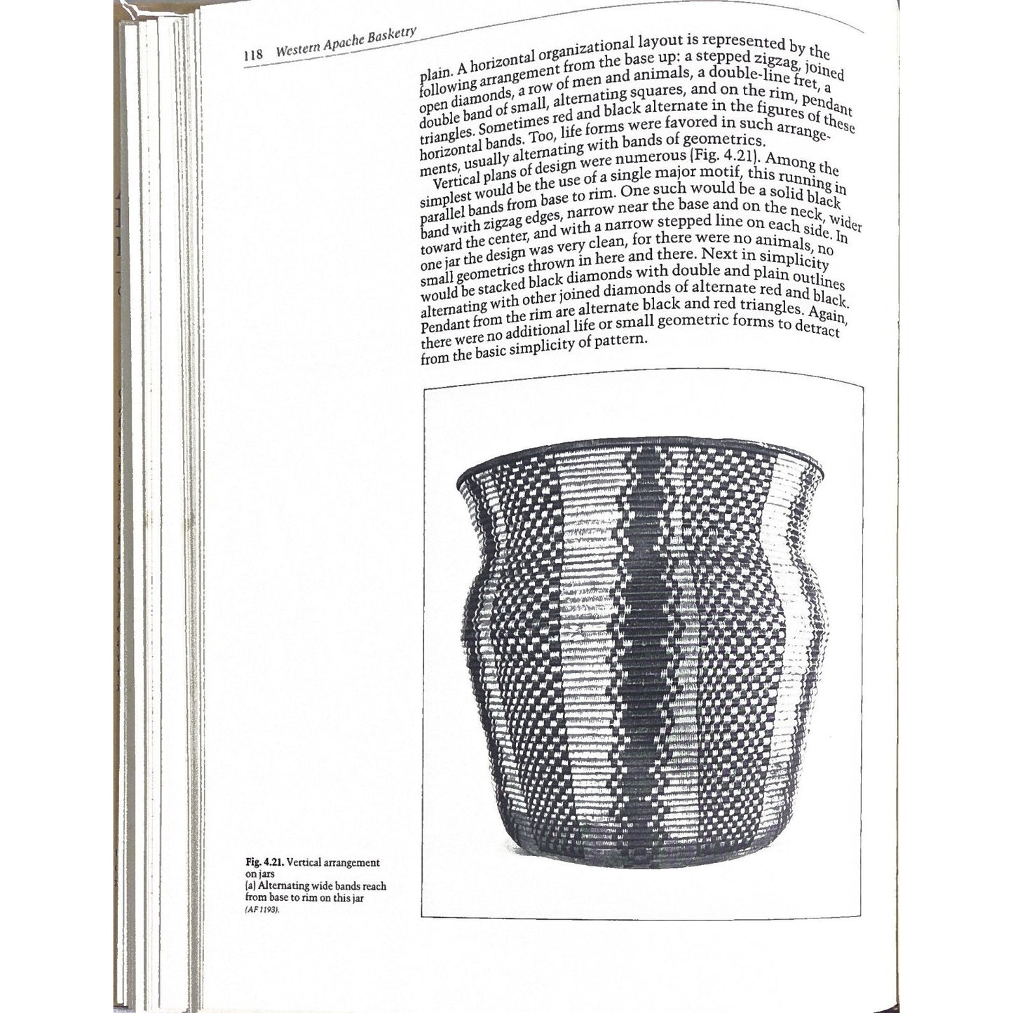 Apache Indian Baskets by Clara Lee Tanner, 1982 Hardcover 1st Edition Reference