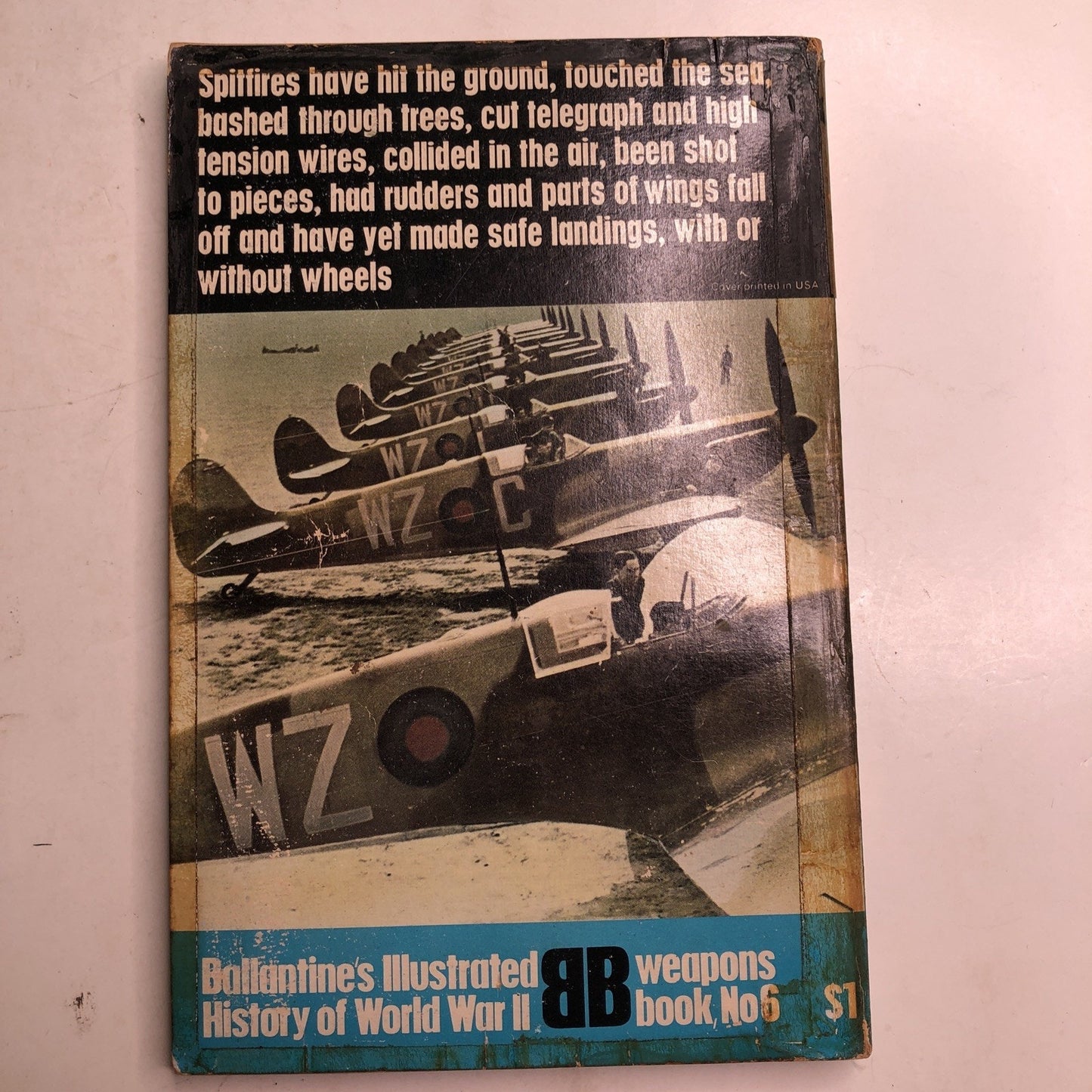 SPITFIRE by John Vader Ballantine’s Illustrated History WW2 Book #6 1969