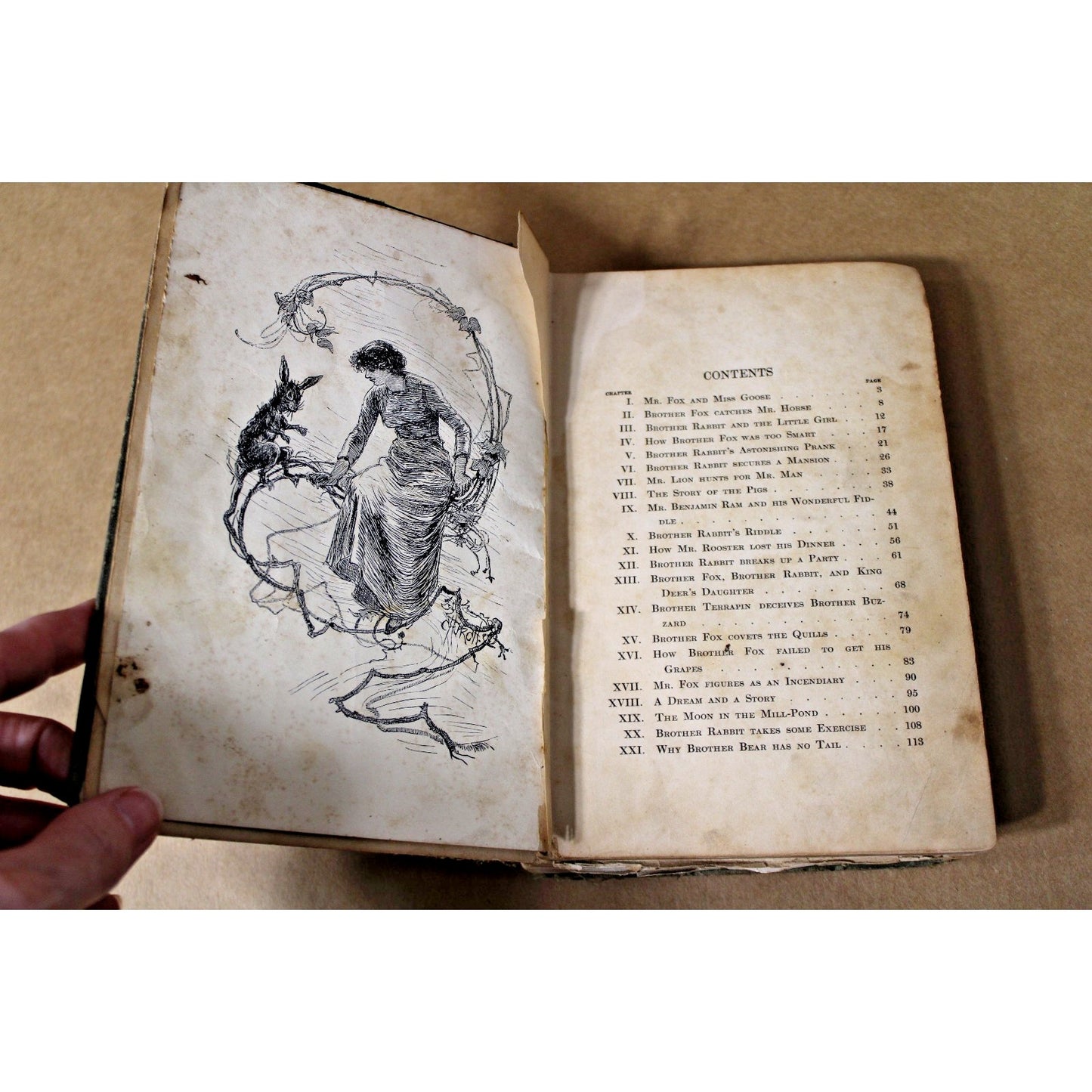1883 Illustrated Nights with Uncle Remus by Joel Chandler Harris
