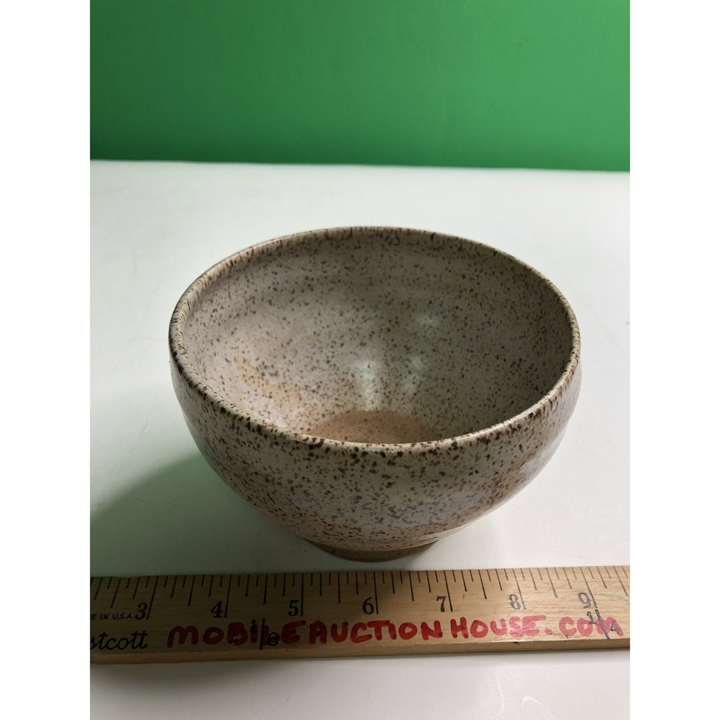 CHARLES GOLLOTT POTTERY Planter Pot Partially Glazed Speckled Mobile Alabama ‘83