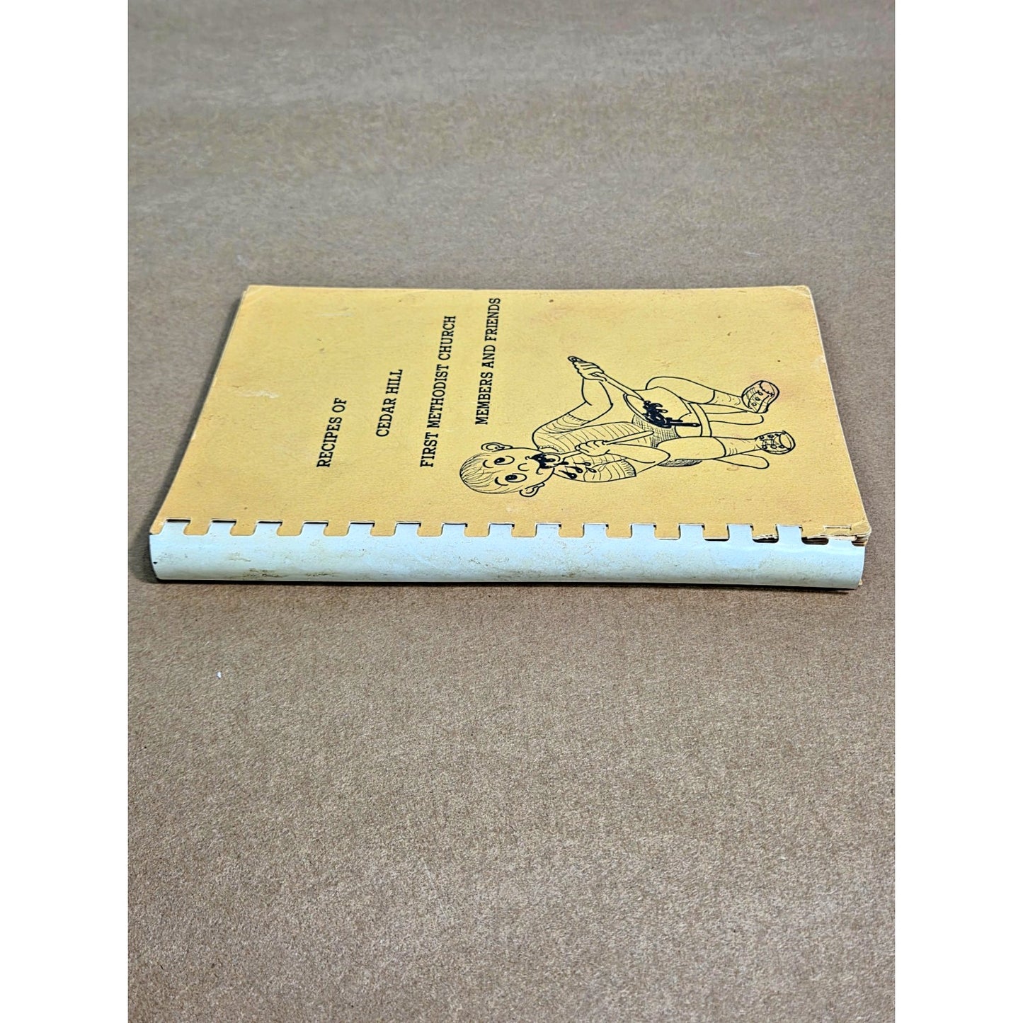 Vintage 1973 Cedar Hill First Methodist Church Cookbook - Recipes of Members