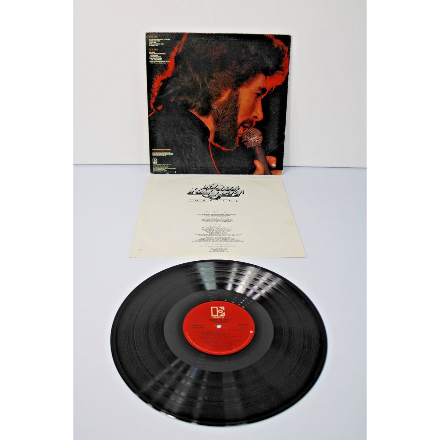 Eddie Rabbit- Loveline, 1979 Electra 6E-181 w/ Insert & Poster, 1980s Country EX