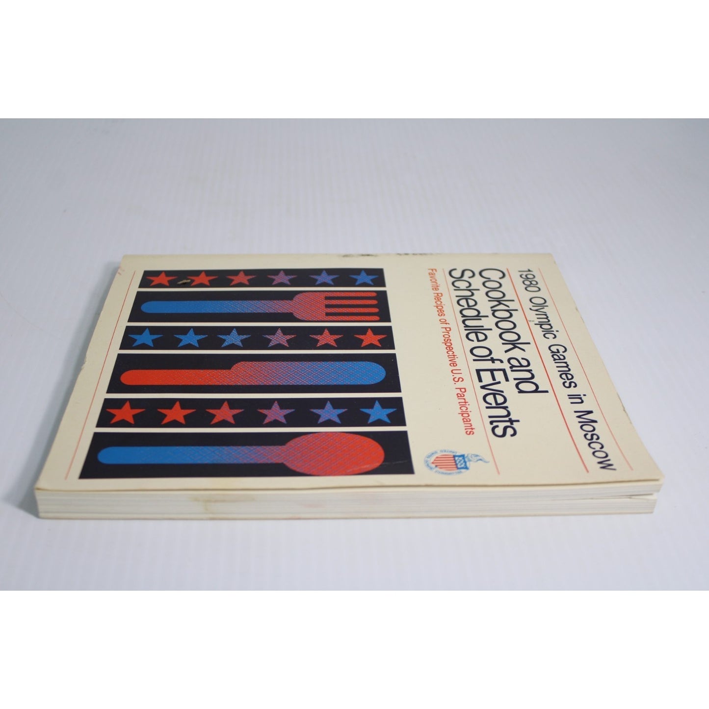 Vintage 1980 Moscow Olympics US Team Boycott Cookbook Schedule of Events 1979